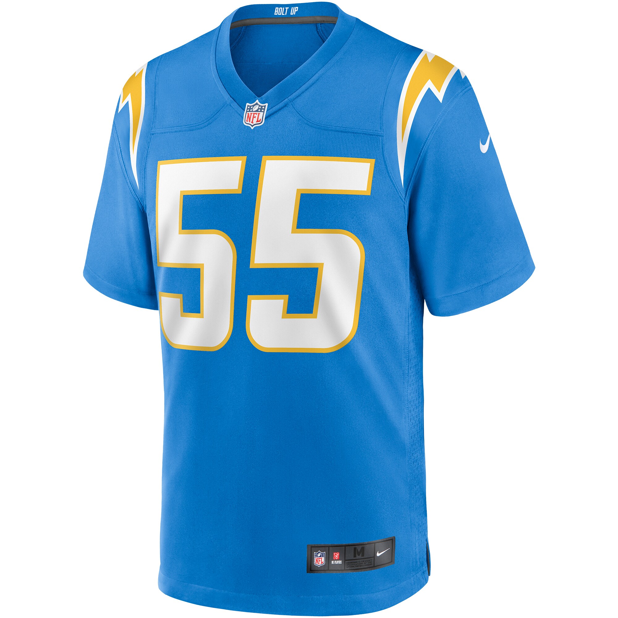 Junior Seau Los Angeles Chargers  Game Retired Player Jersey - Powder Blue