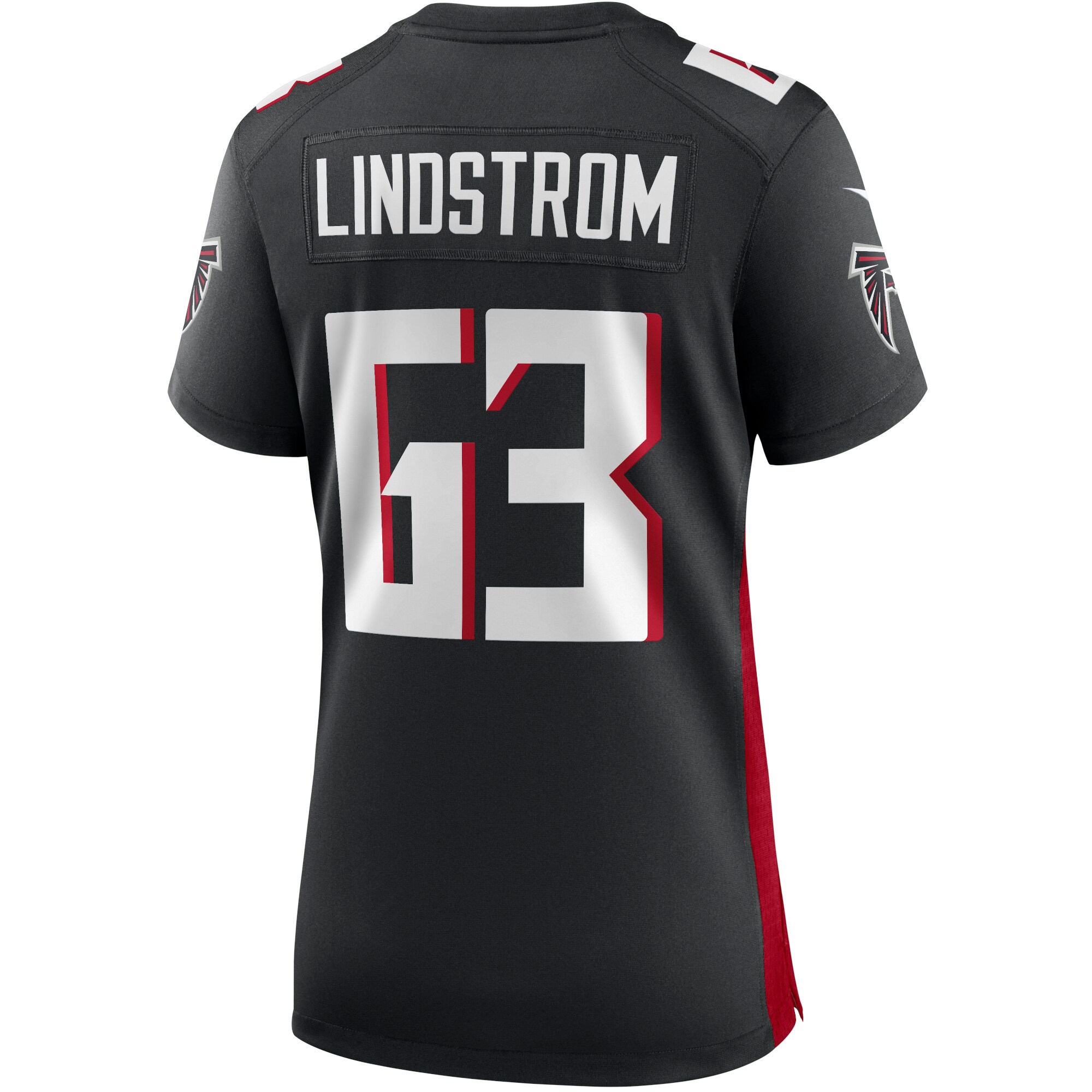 Chris Lindstrom Atlanta Falcons  Women's Game Jersey - Black