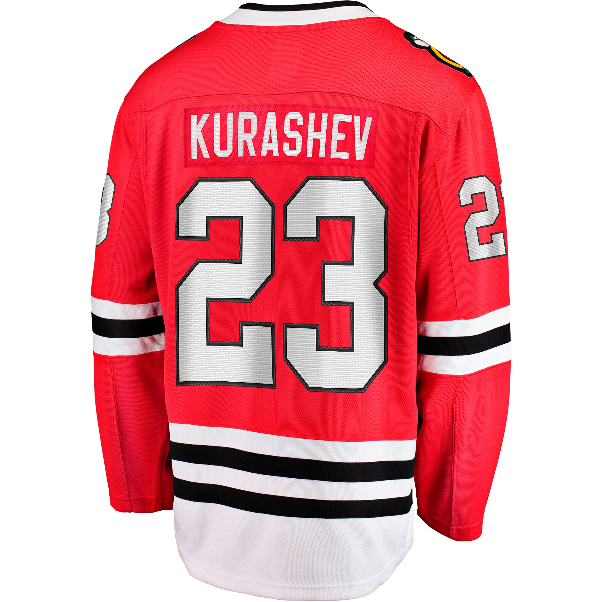 Philipp Kurashev Chicago Blackhawks Fanatics Home Breakaway Player Jersey - Red