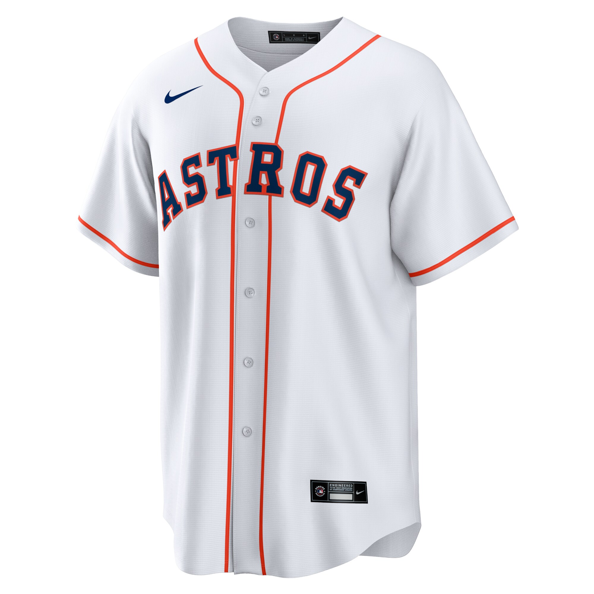 Jose Altuve Houston Astros  Home Replica Player Name Jersey - White