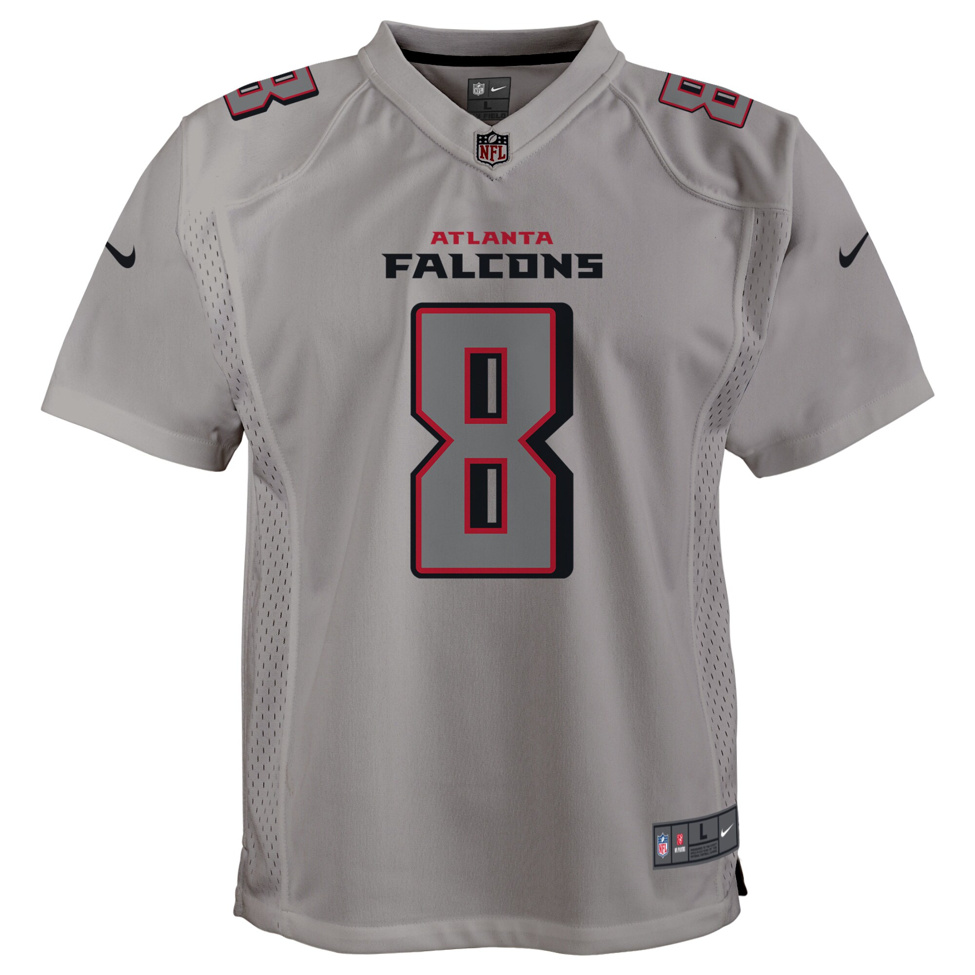 Kyle Pitts Atlanta Falcons  Youth Atmosphere Game Jersey - Gray