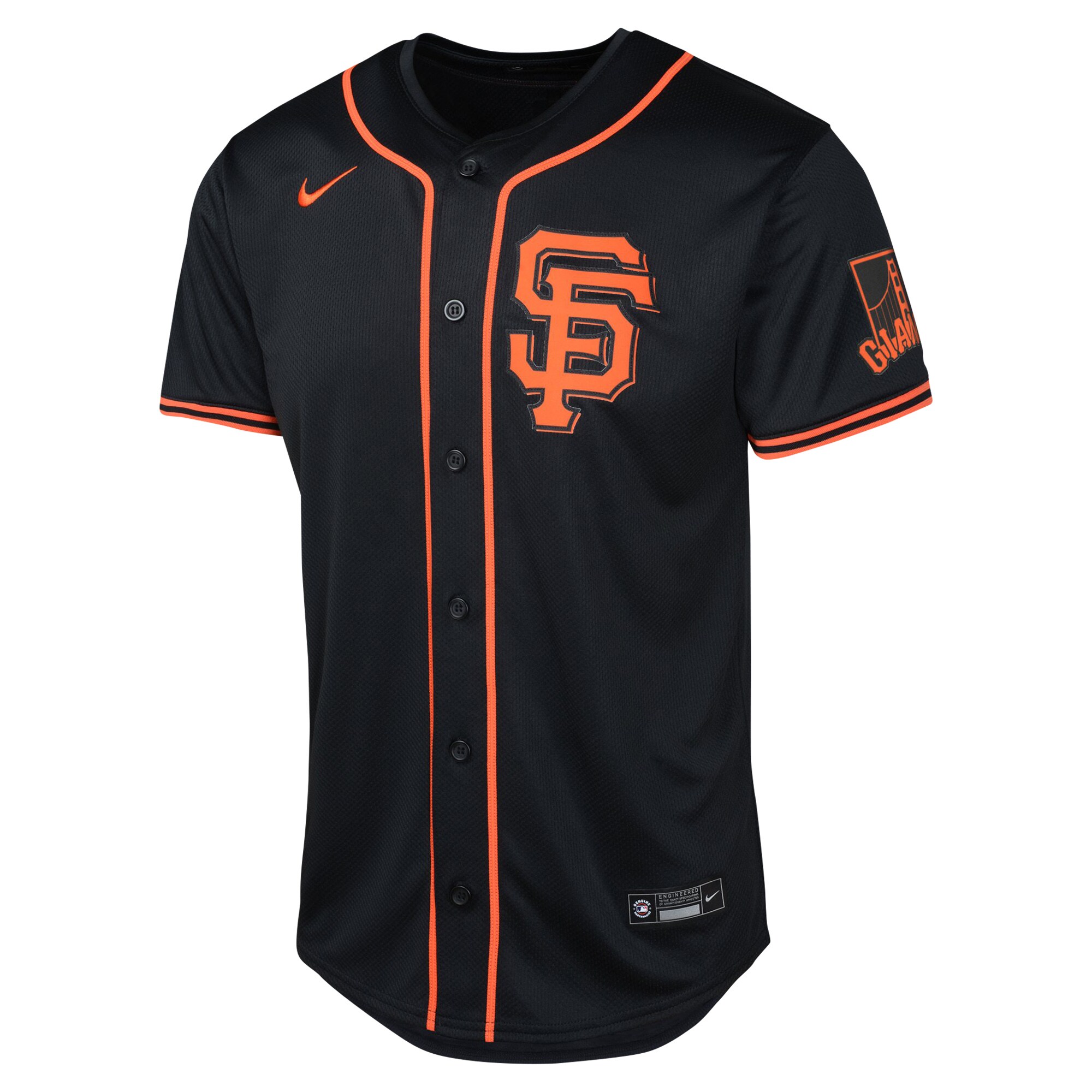 San Francisco Giants  Youth Alternate Limited Jersey - Black