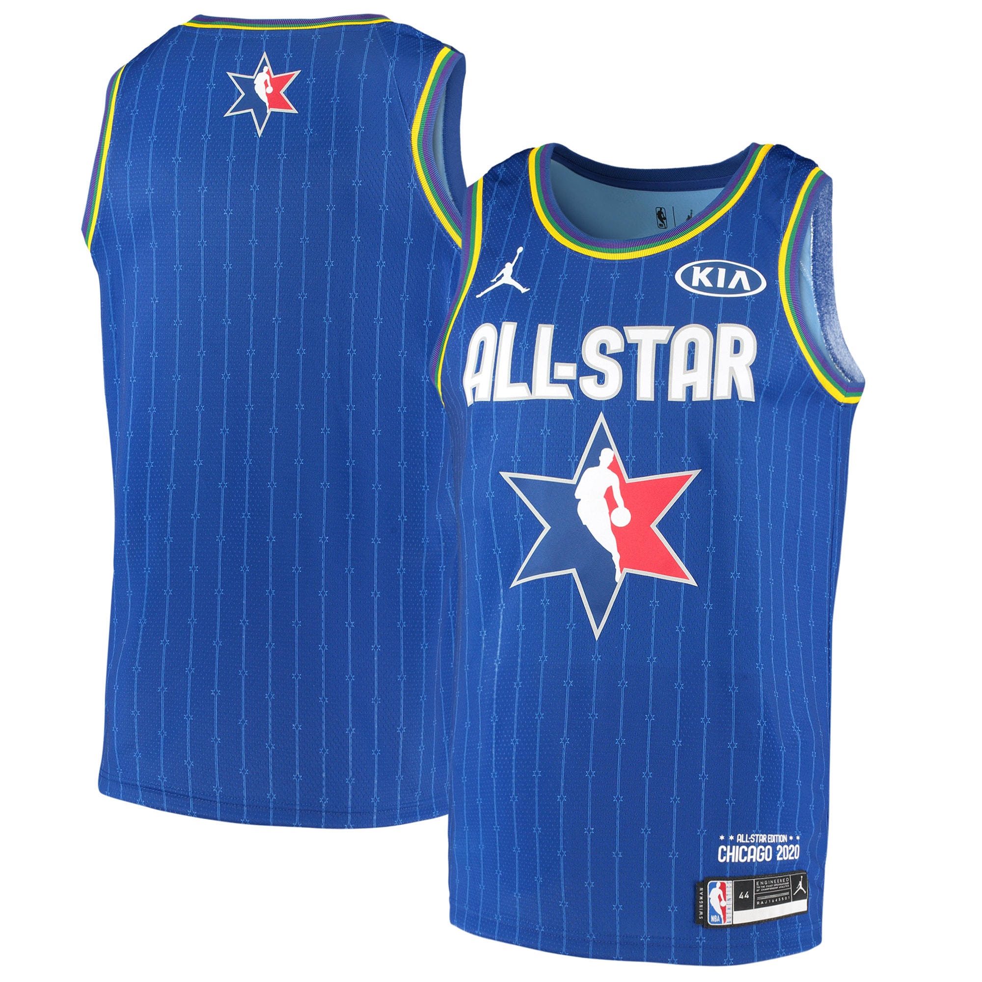 NBA  2020 All-Star Game Swingman Blank Jersey - Blue