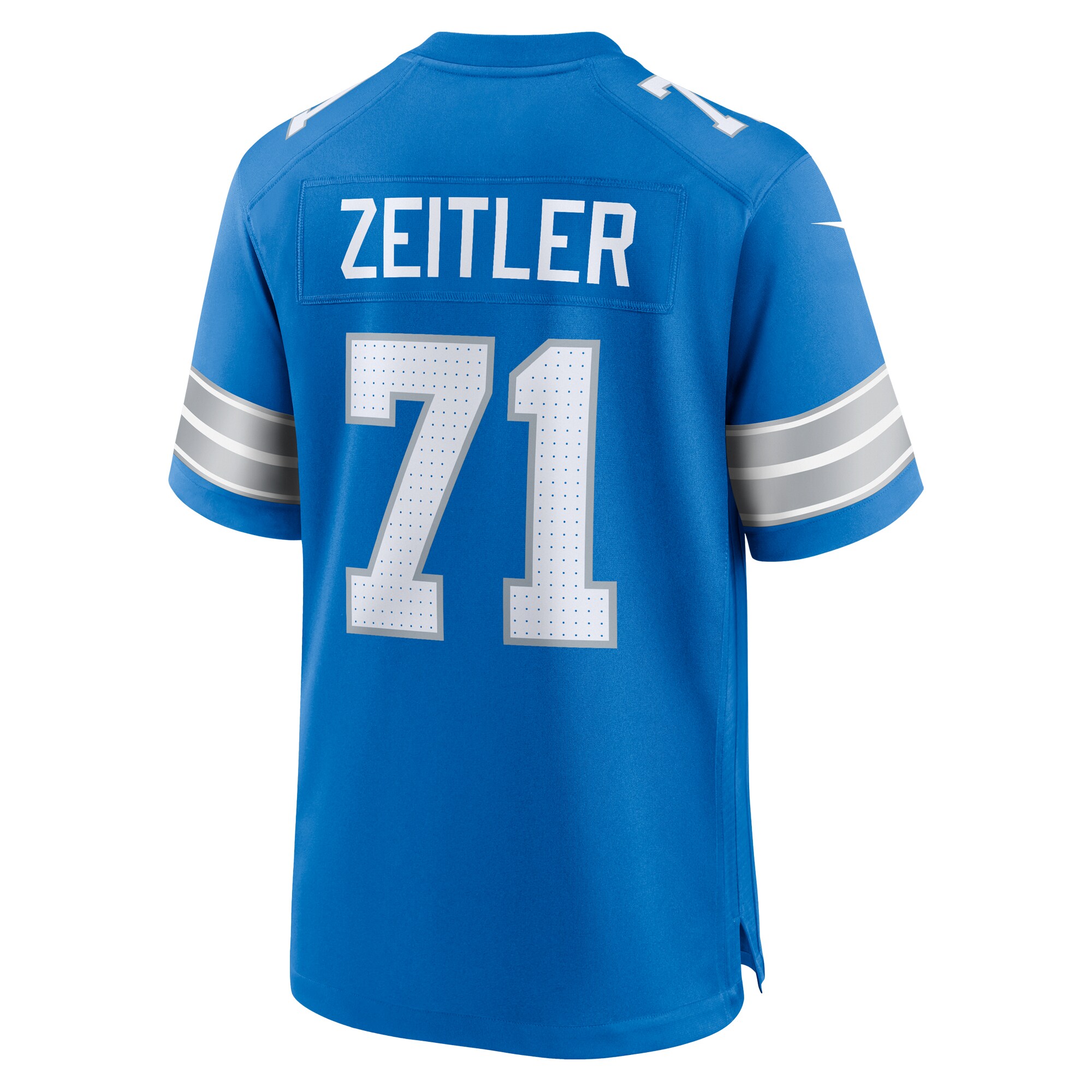 Kevin Zeitler Detroit Lions  Game Jersey -  Blue