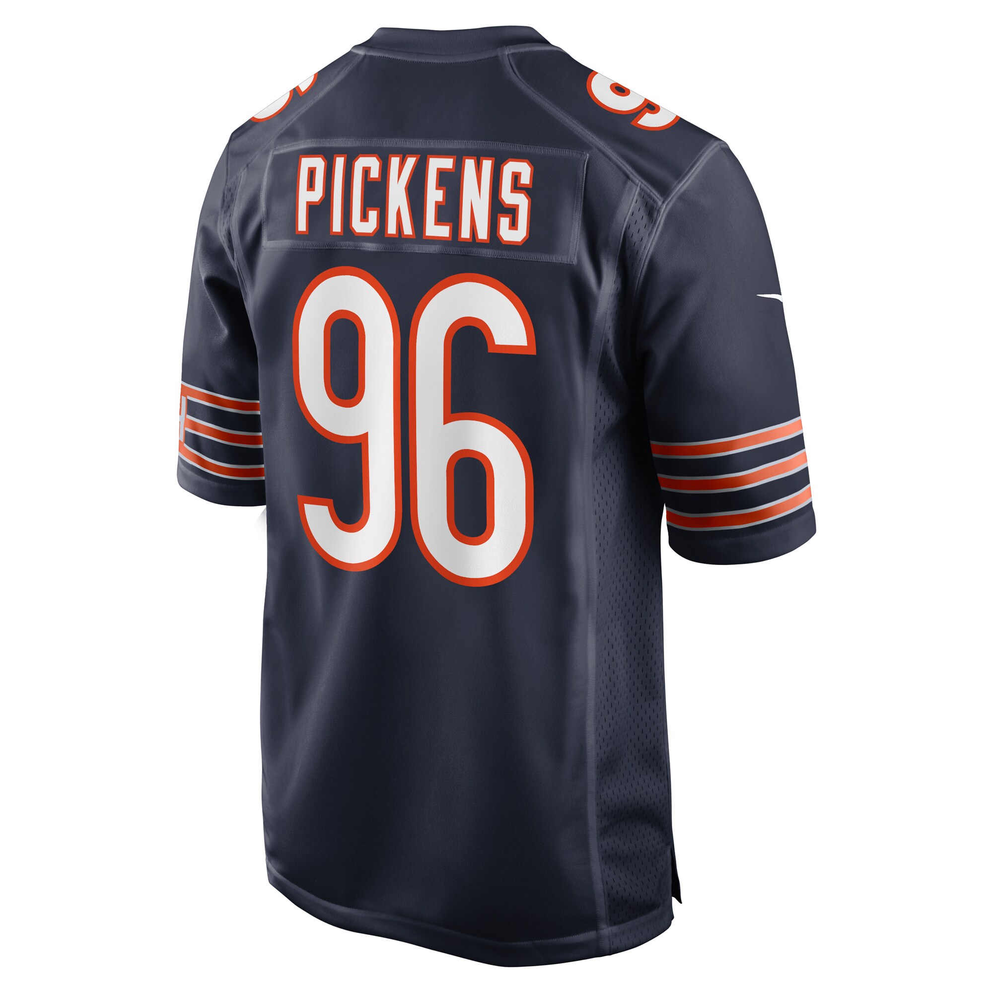 Zacch Pickens Chicago Bears  Team Game Jersey - Navy