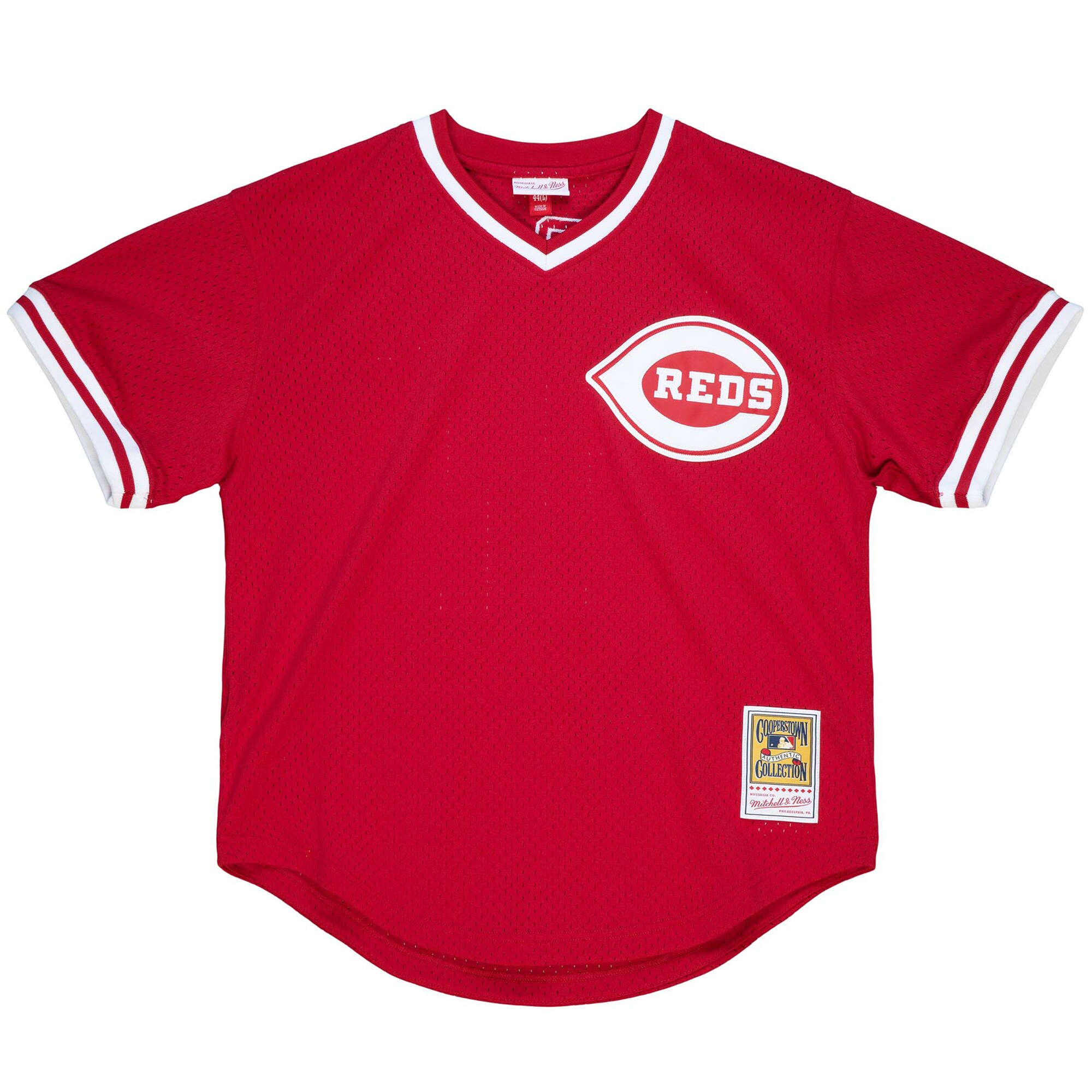 Barry Larkin Cincinnati Reds Mitchell & Ness Youth Cooperstown Collection\u00c2\u00a0Mesh Batting Practice Jersey - Red