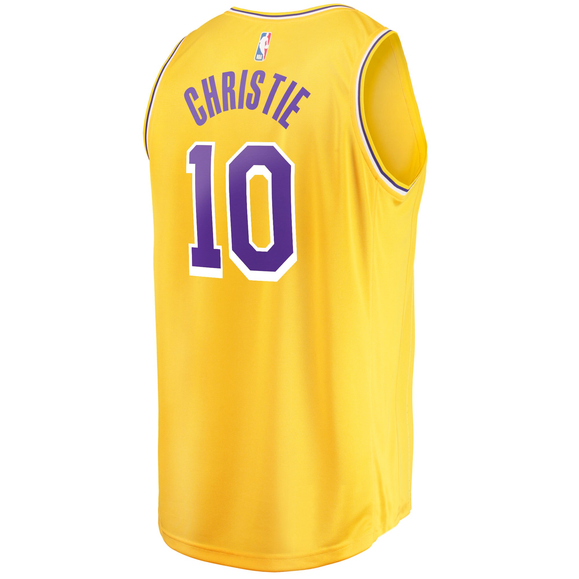 Max Christie Los Angeles Lakers Fanatics Fast Break Replica Jersey - Icon Edition - Gold