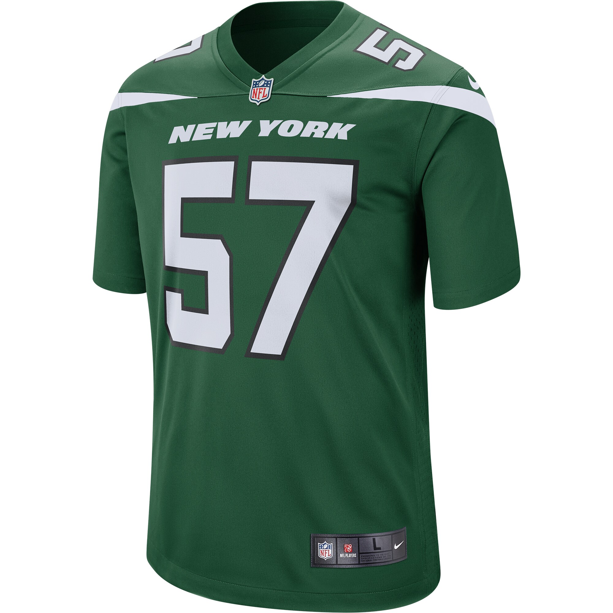 C.J. Mosley New York Jets  Game Jersey - Gotham Green