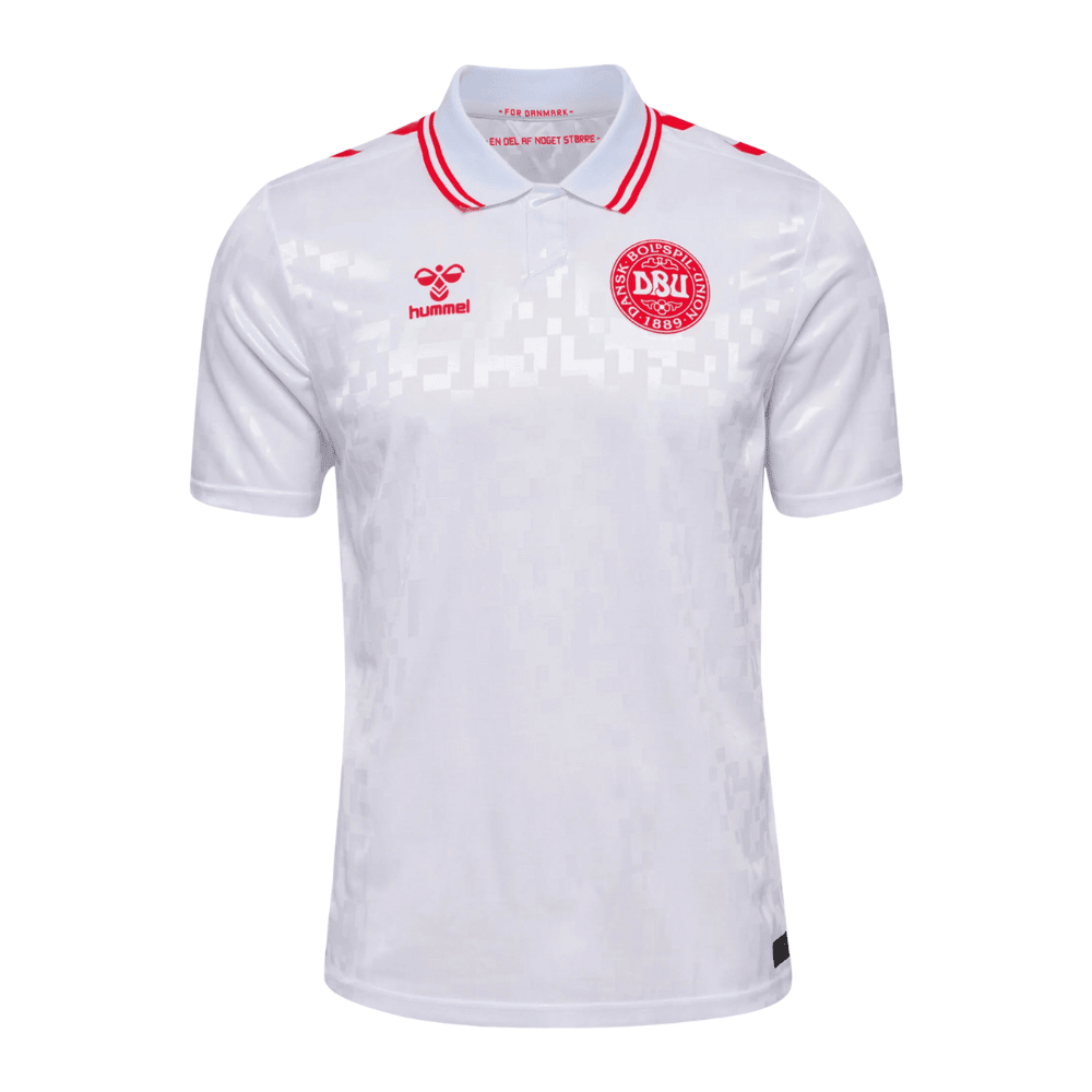Denmark National Team 2024 Away Stadium Men Jersey - White