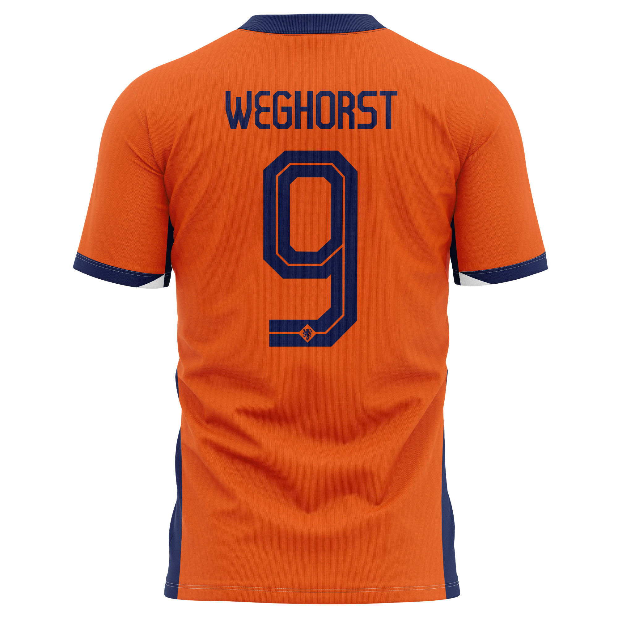 Wout Weghorst 9 Netherlands National Team 2024 Home Kits AOP T-shirt - Orange