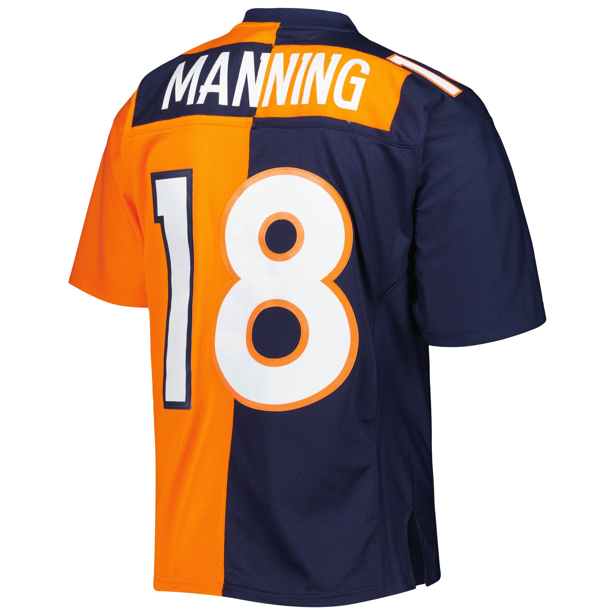 Peyton Manning Denver Broncos Mitchell & Ness 2015 Split Legacy Replica Jersey - Navy\/Orange