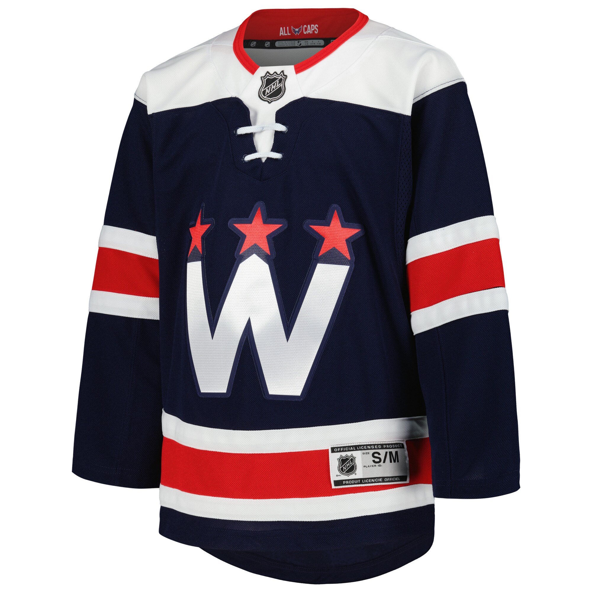 Washington Capitals Youth 2020\/21 Alternate Premier Jerseys - Navy