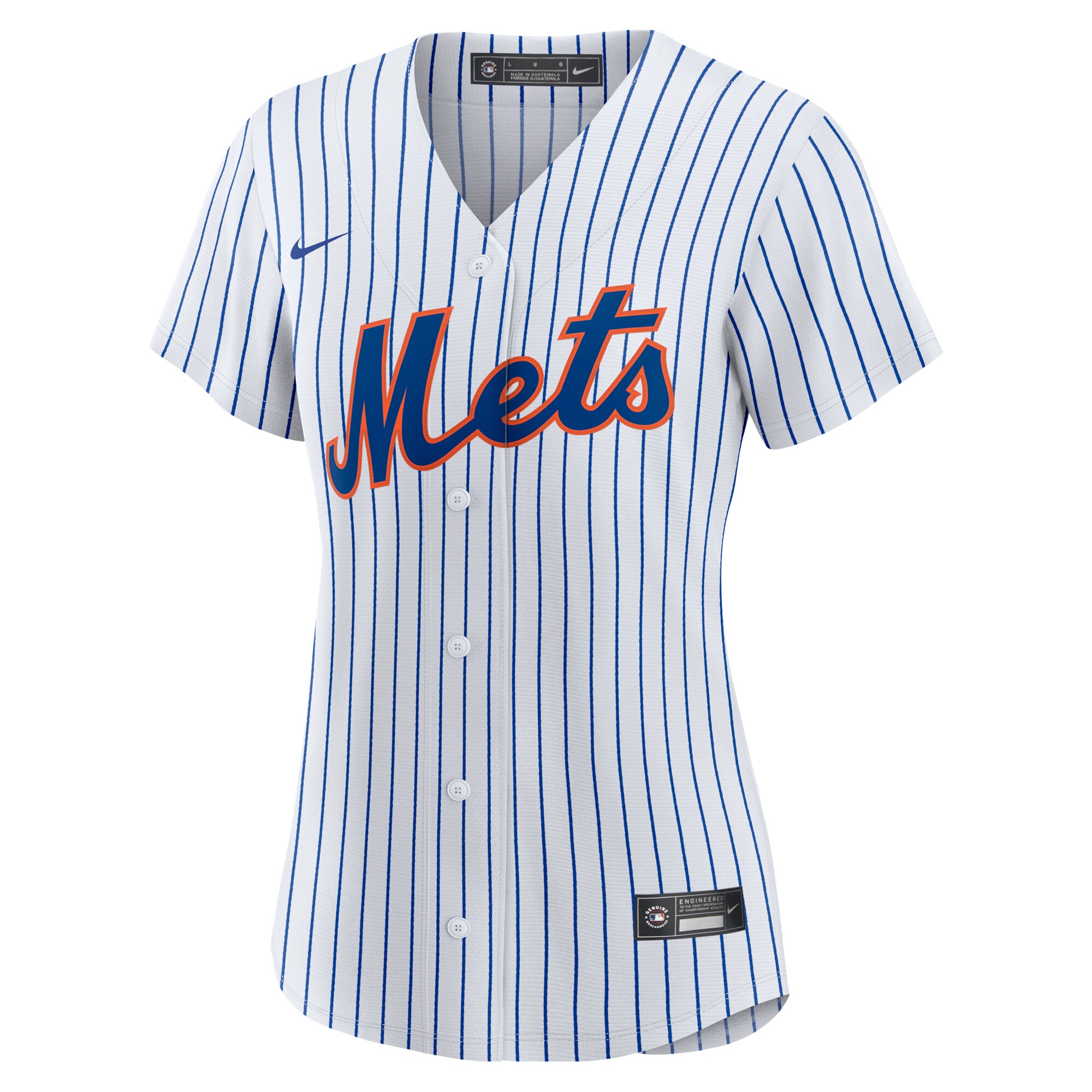 Justin Verlander New York Mets  Women's Home Replica Player Jersey - White\/Royal