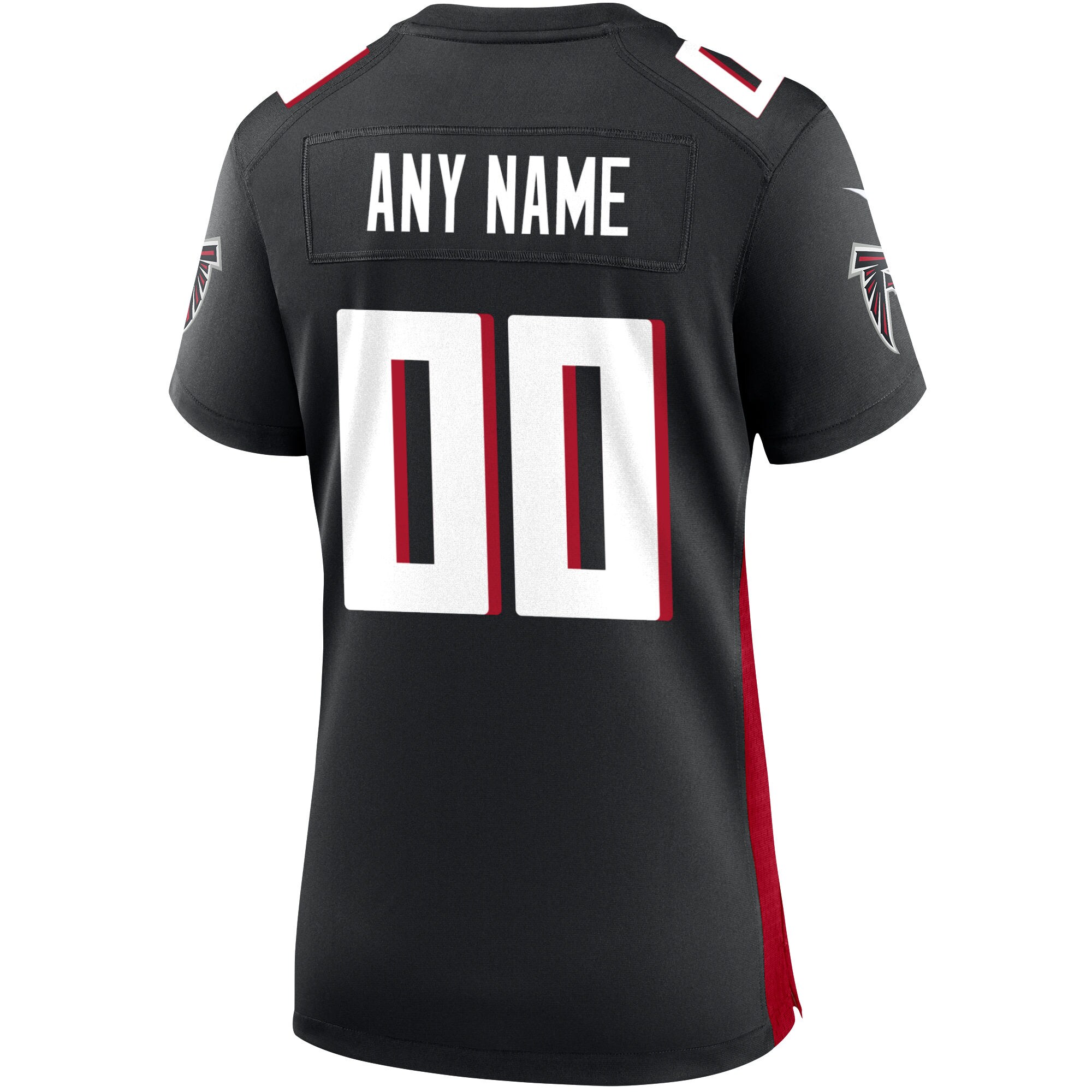 Atlanta Falcons Women's Custom Game Jersey - Black