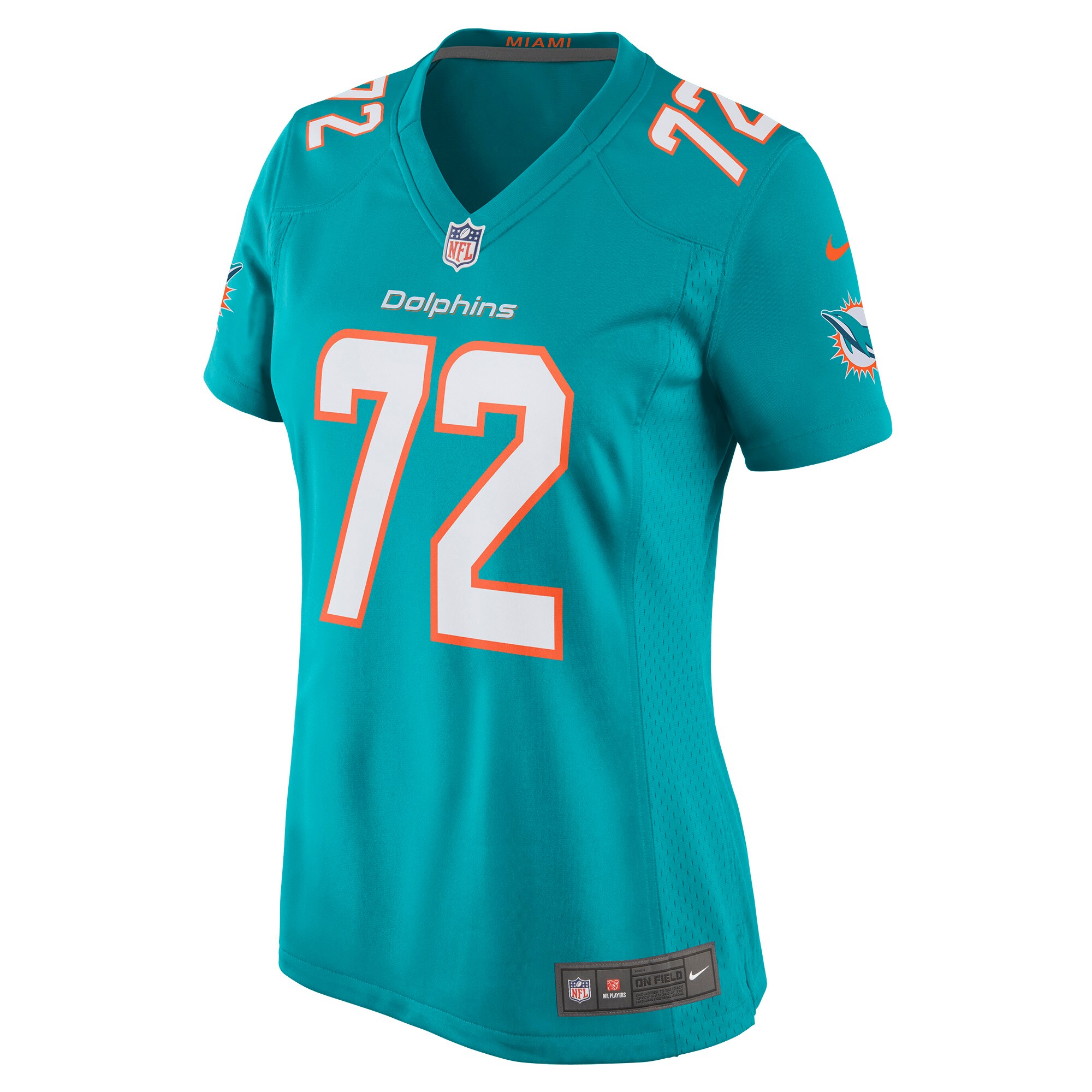 Terron Armstead Miami Dolphins  Women's Game Jersey - Aqua