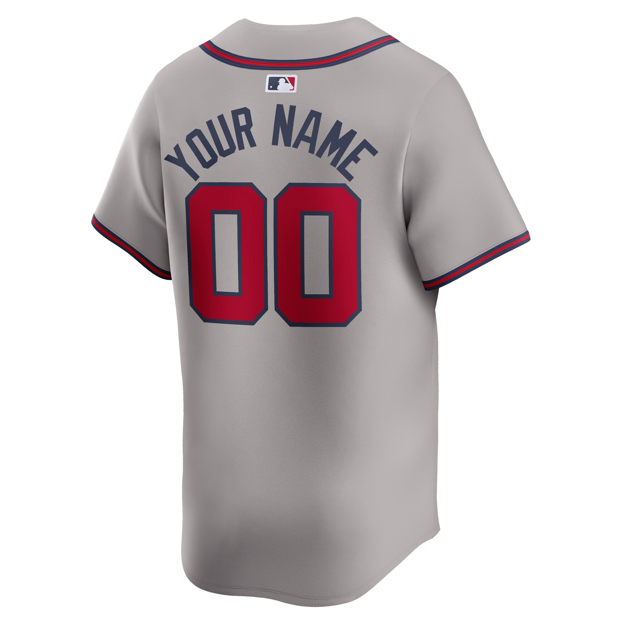 Atlanta Braves  Away Limited Custom Jersey - Gray