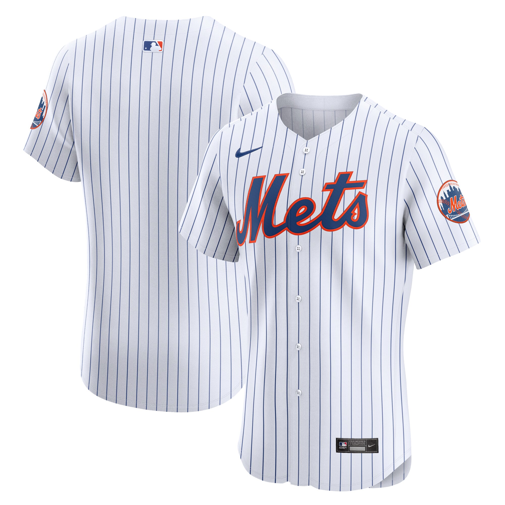 New York Mets  Home Elite Jersey - White