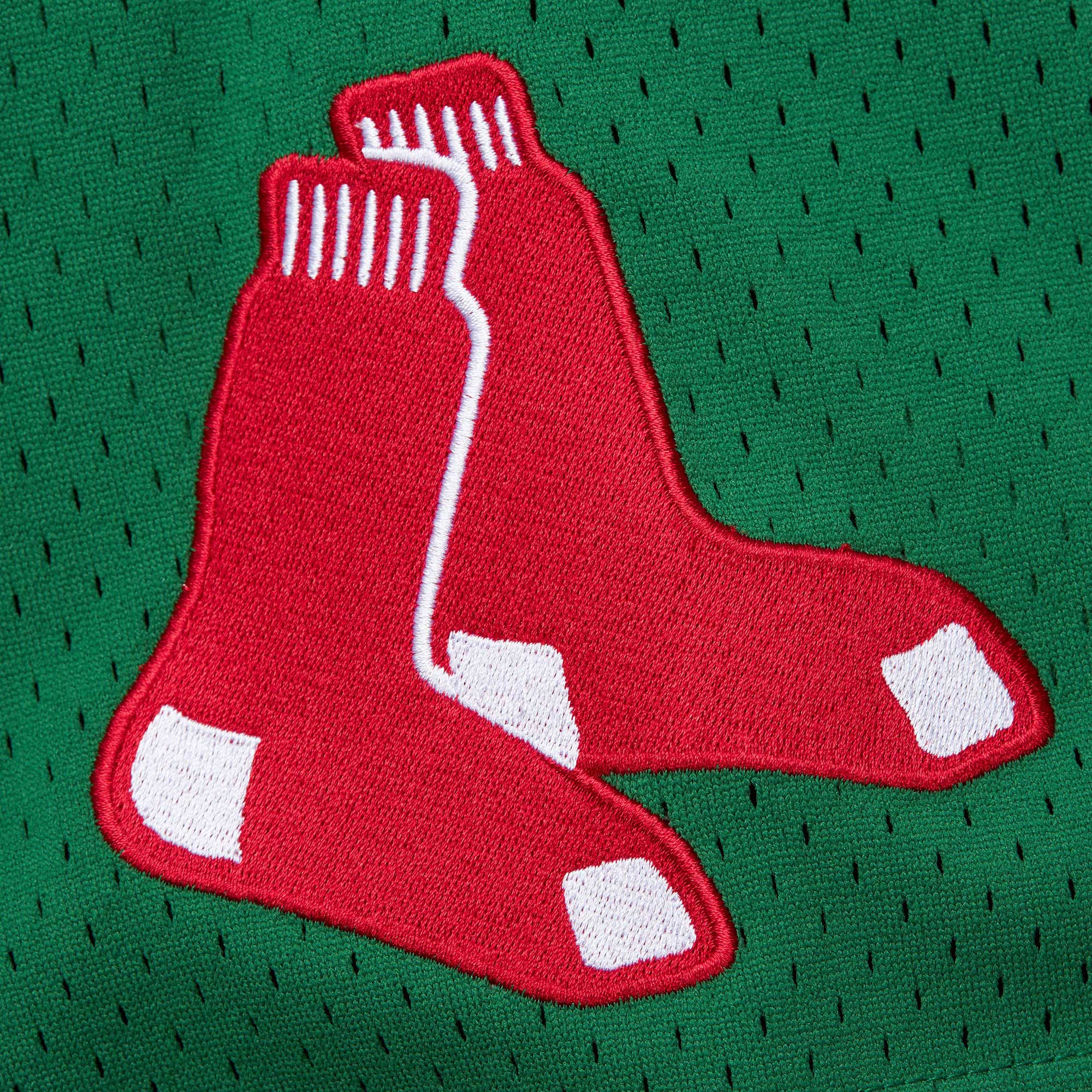 David Ortiz Boston Red Sox Mitchell & Ness Cooperstown Collection Mesh Batting Practice Jersey - Kelly Green