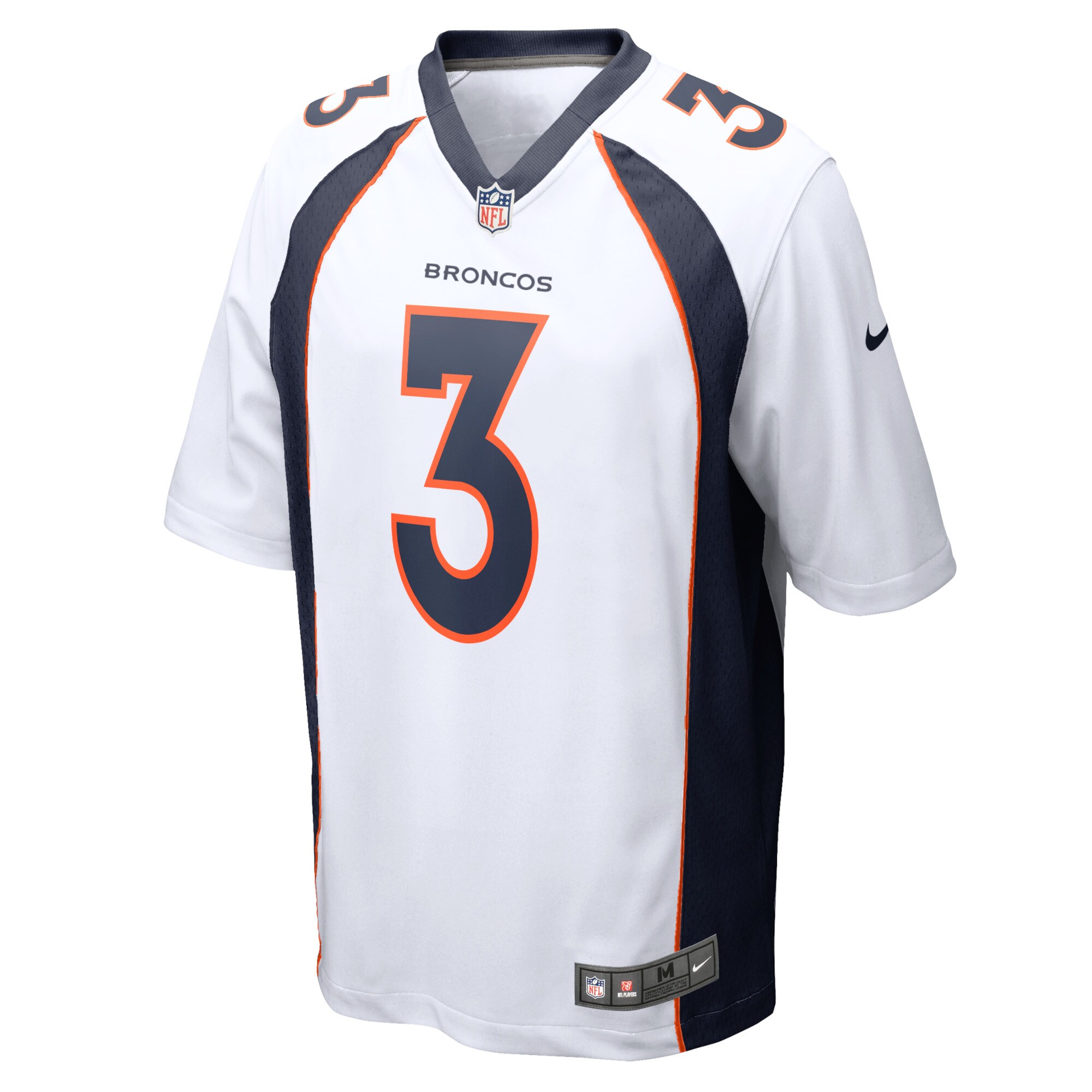 Russell Wilson Denver Broncos  Youth Game Jersey - White