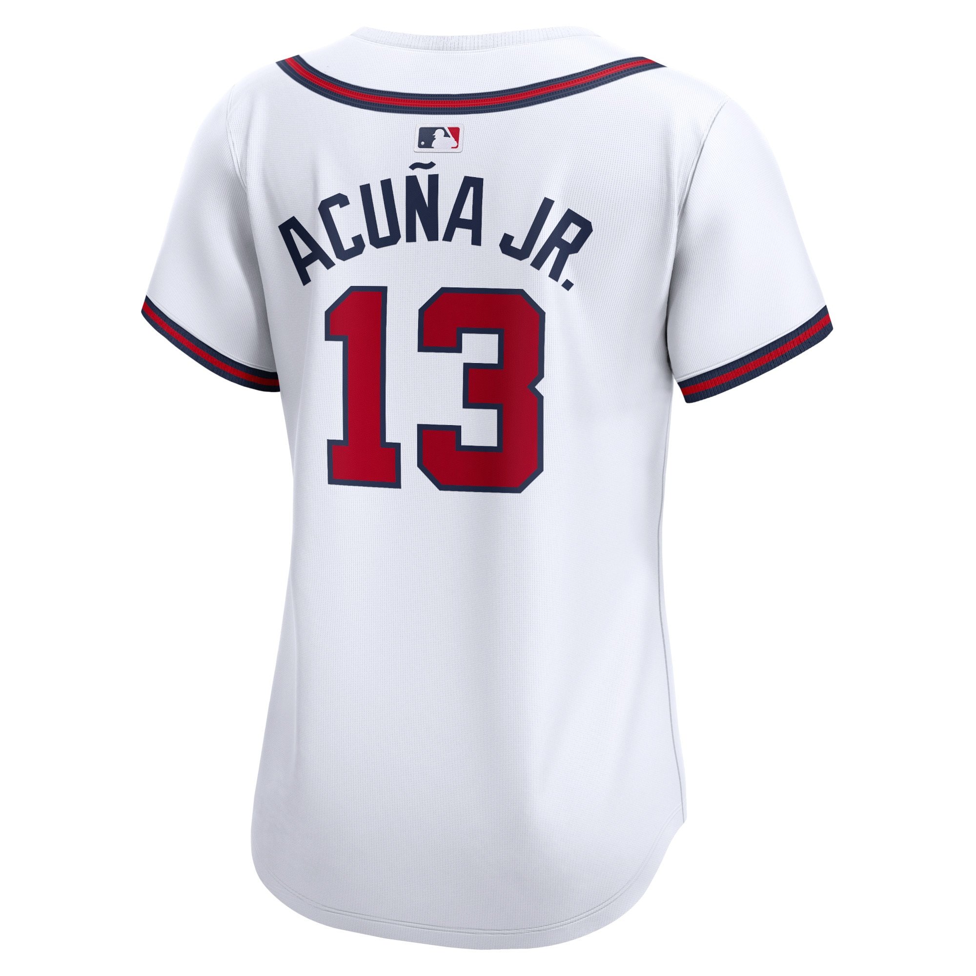 Ronald Acuna Atlanta Braves  Women's Home Limited Player Jersey - White