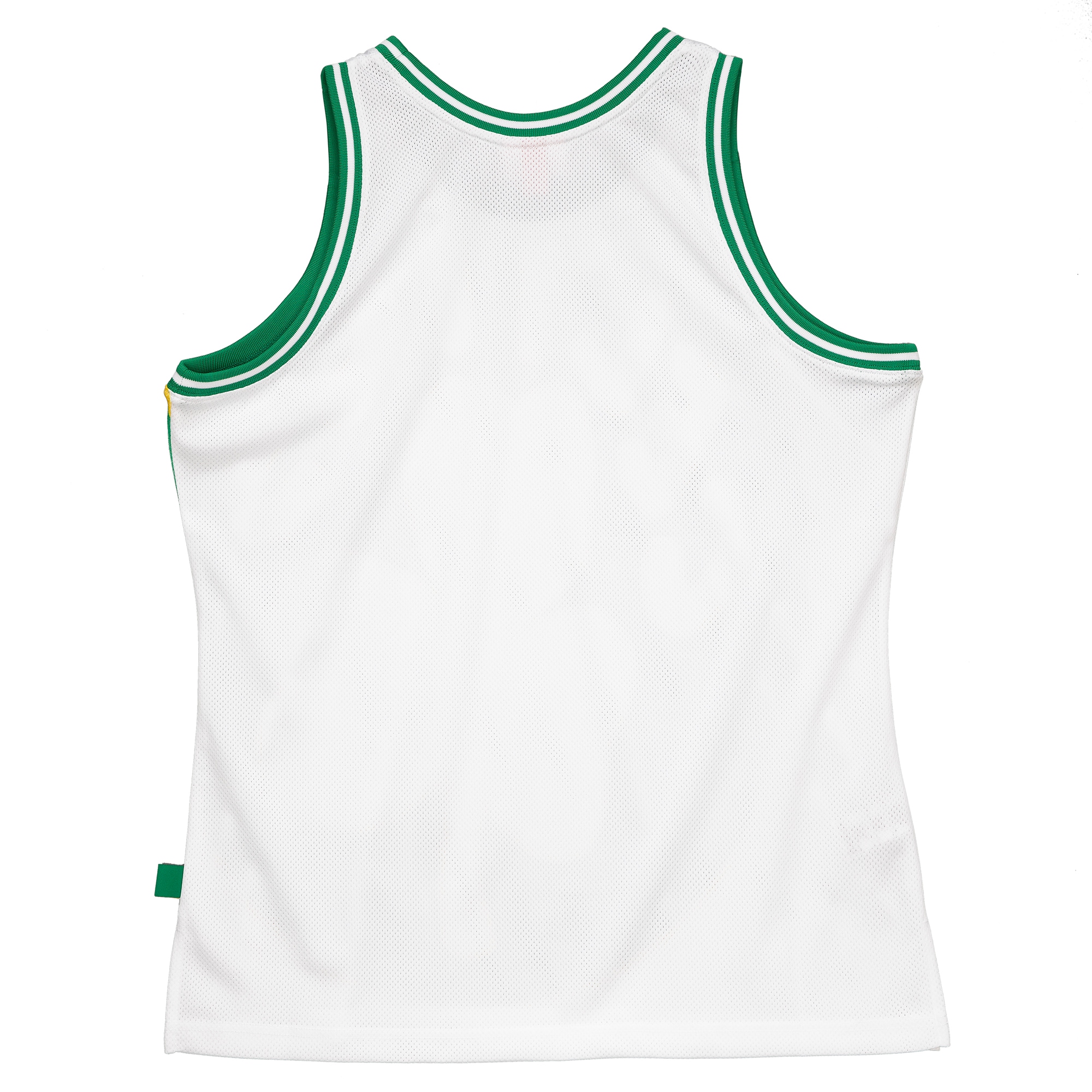 Boston Celtics Mitchell & Ness Hardwood Classics Blown Out Fashion Jersey - White