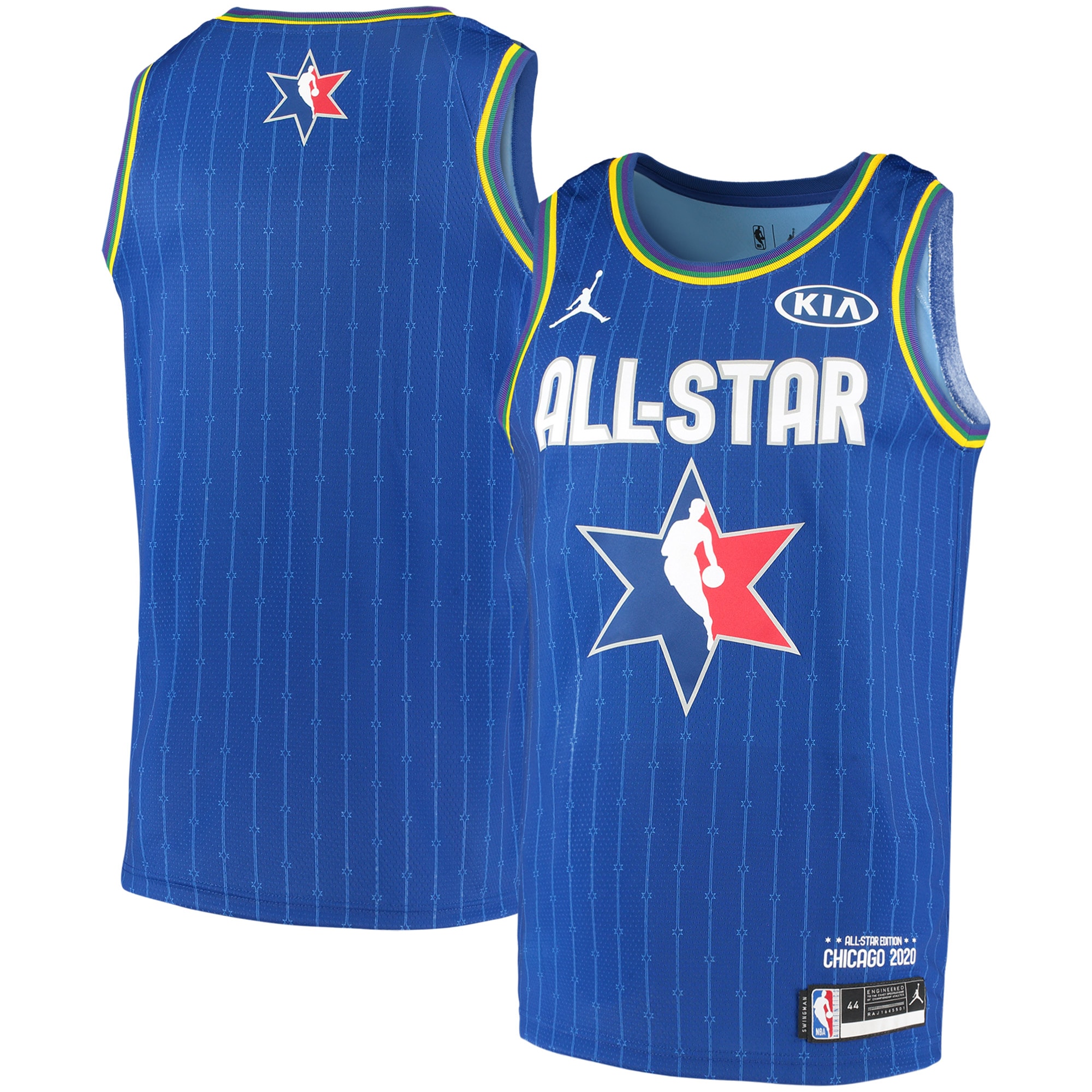 NBA  2020 All-Star Game Swingman Blank Jersey - Blue