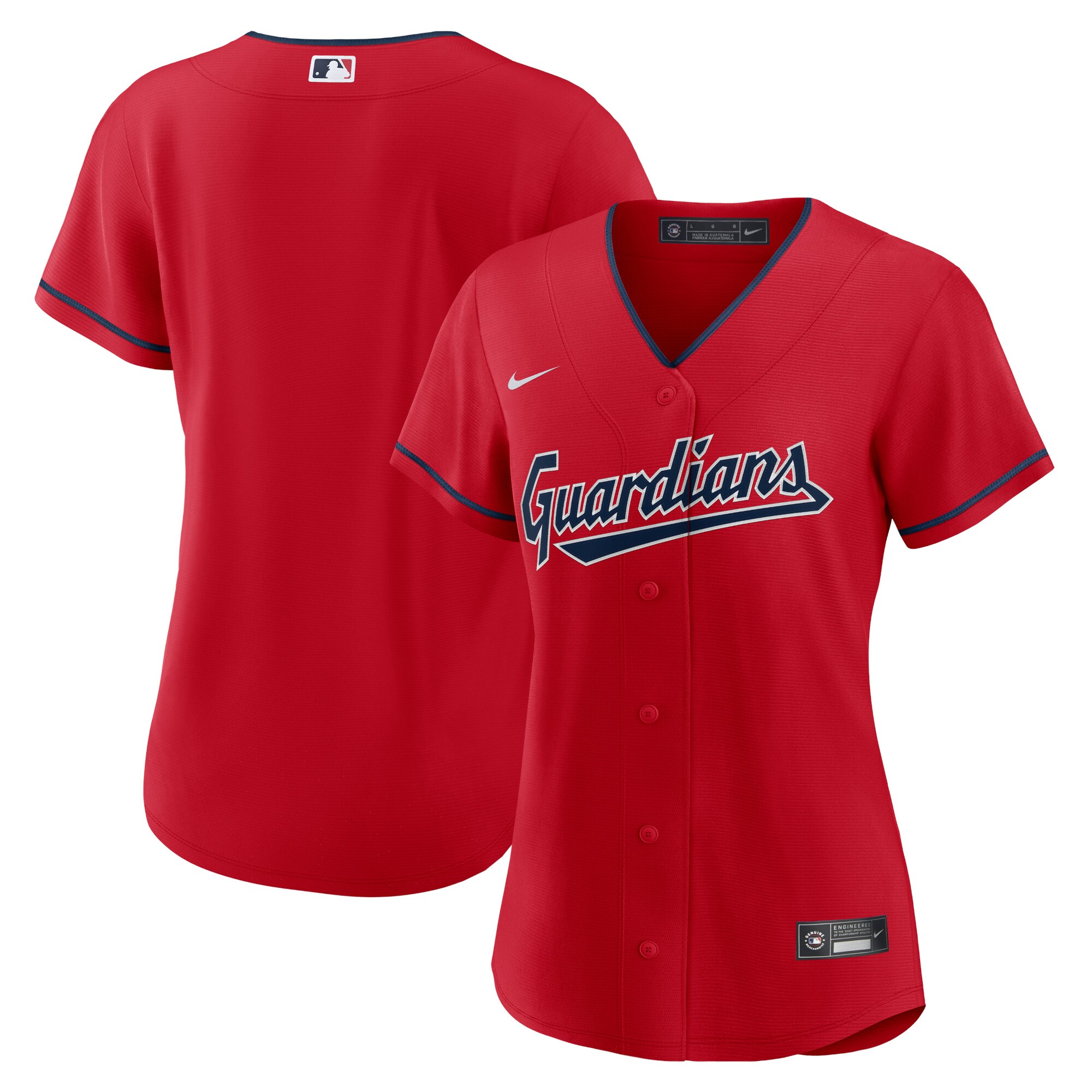 Cleveland Guardians  Women's Alternate Replica Team Jersey - Red