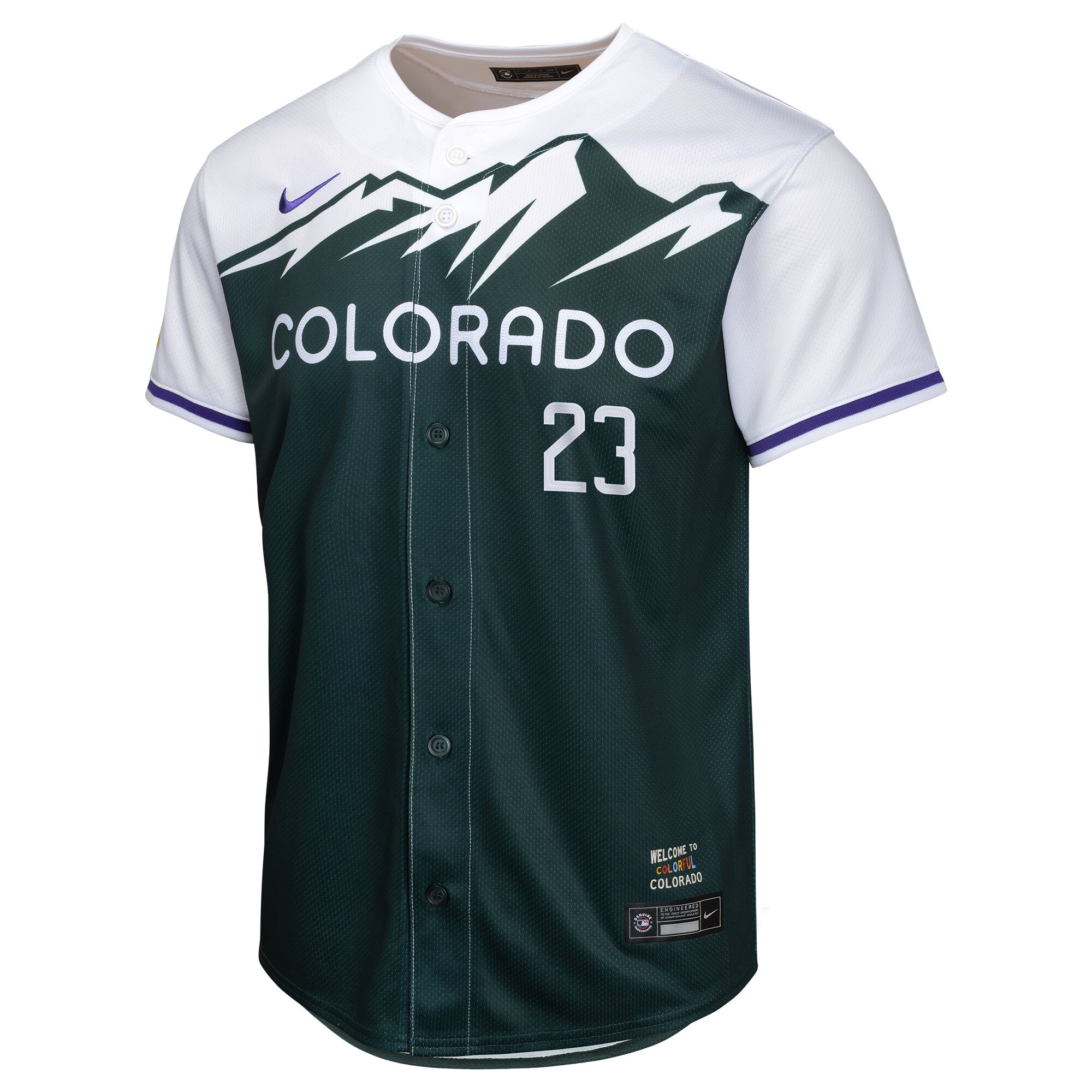 Kris Bryant Colorado Rockies  Youth City Connect Limited Player Jersey - Green