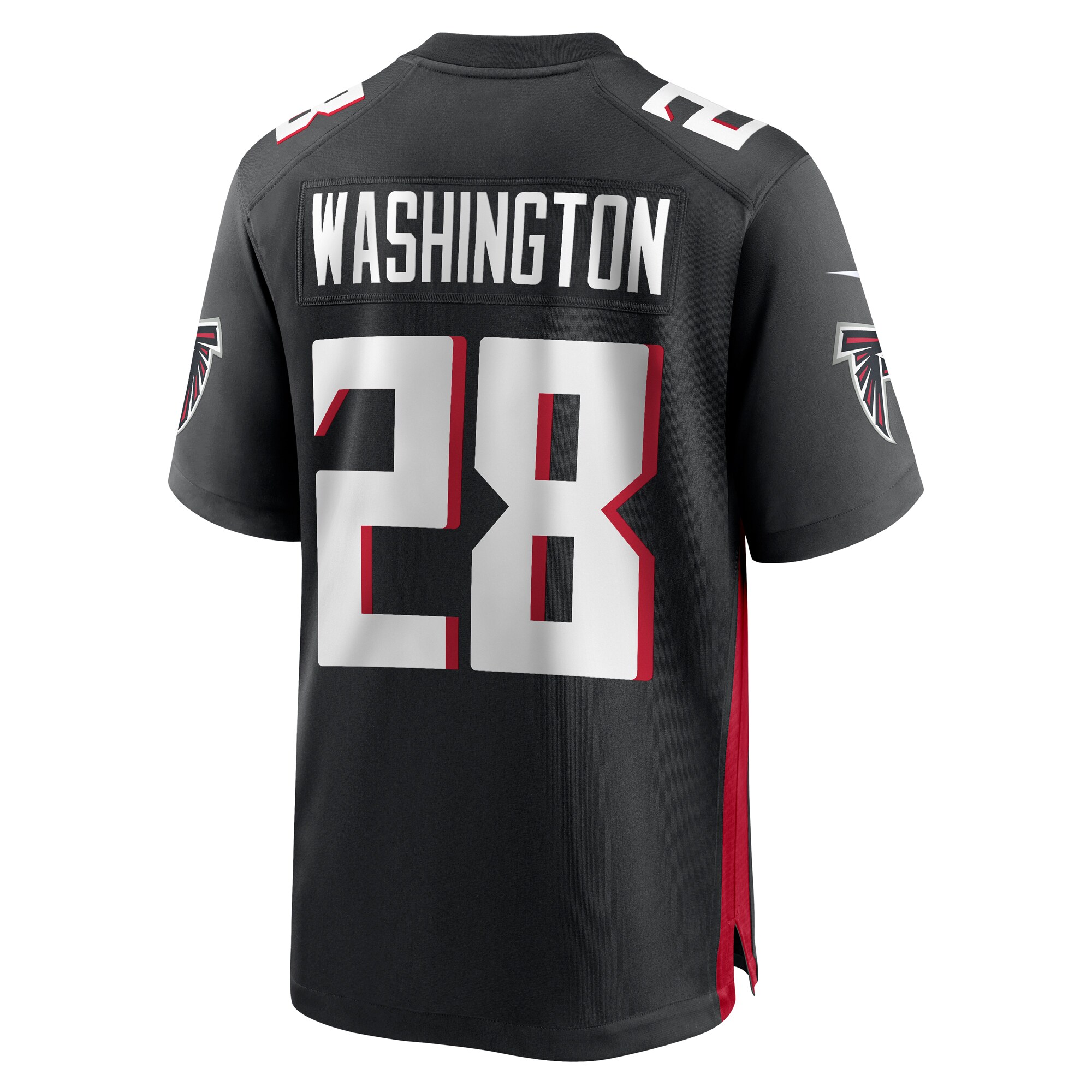 Carlos Washington Atlanta Falcons   Game Jersey -  Black
