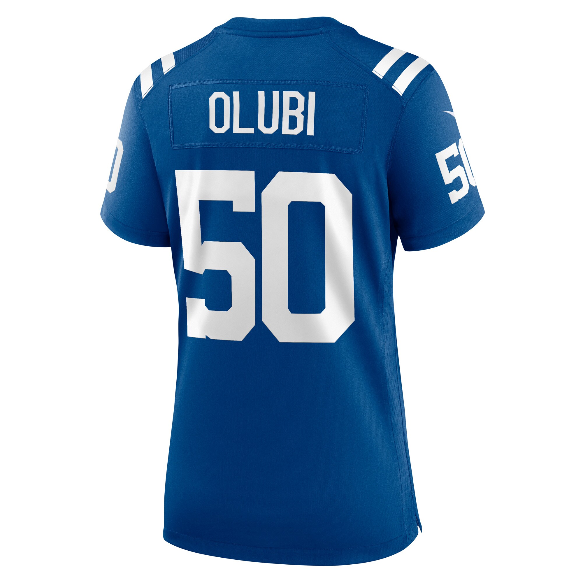 Segun Olubi Indianapolis Colts  Women's Game Player Jersey - Royal