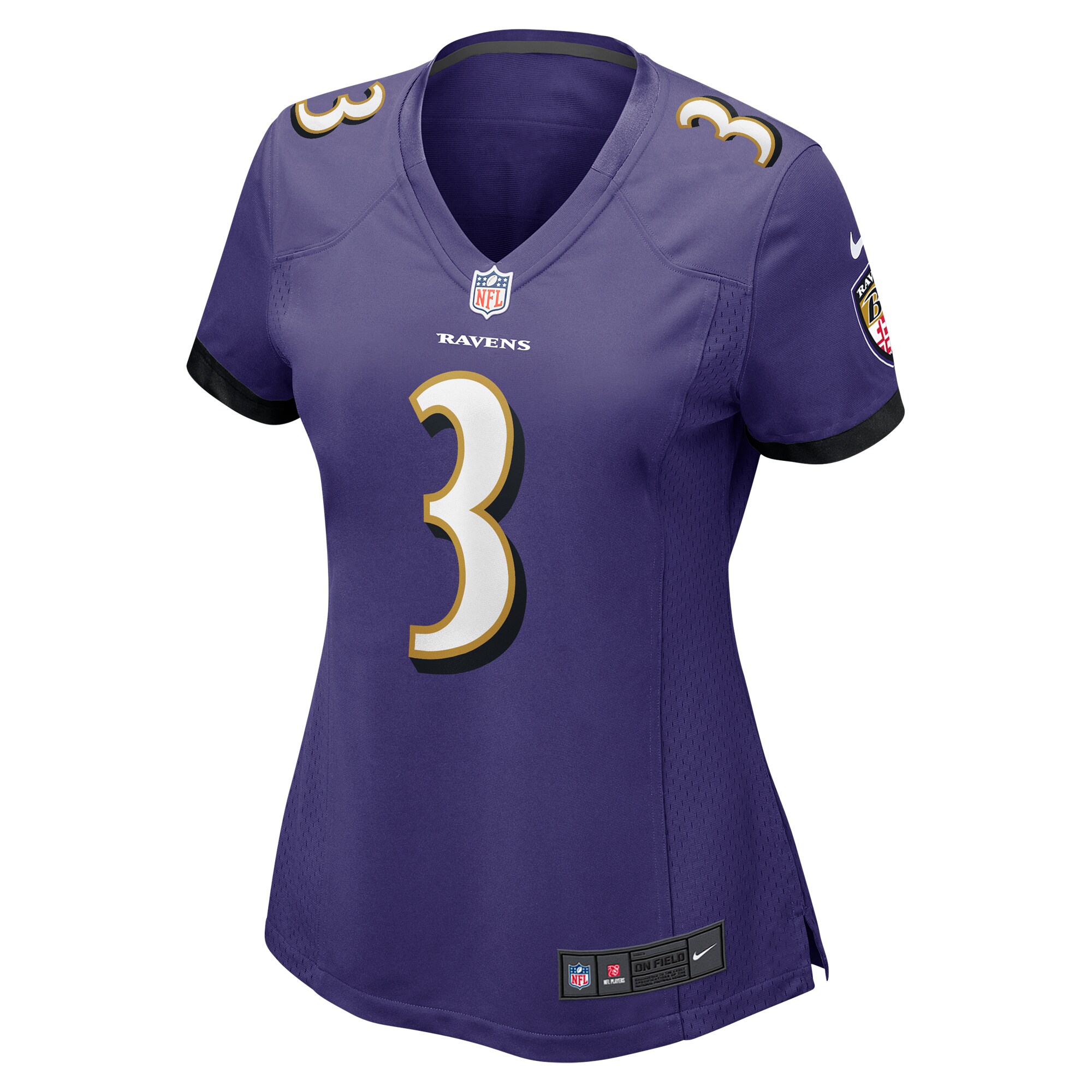 Odell Beckham Jr. Baltimore Ravens  Women's Game Jersey - Purple