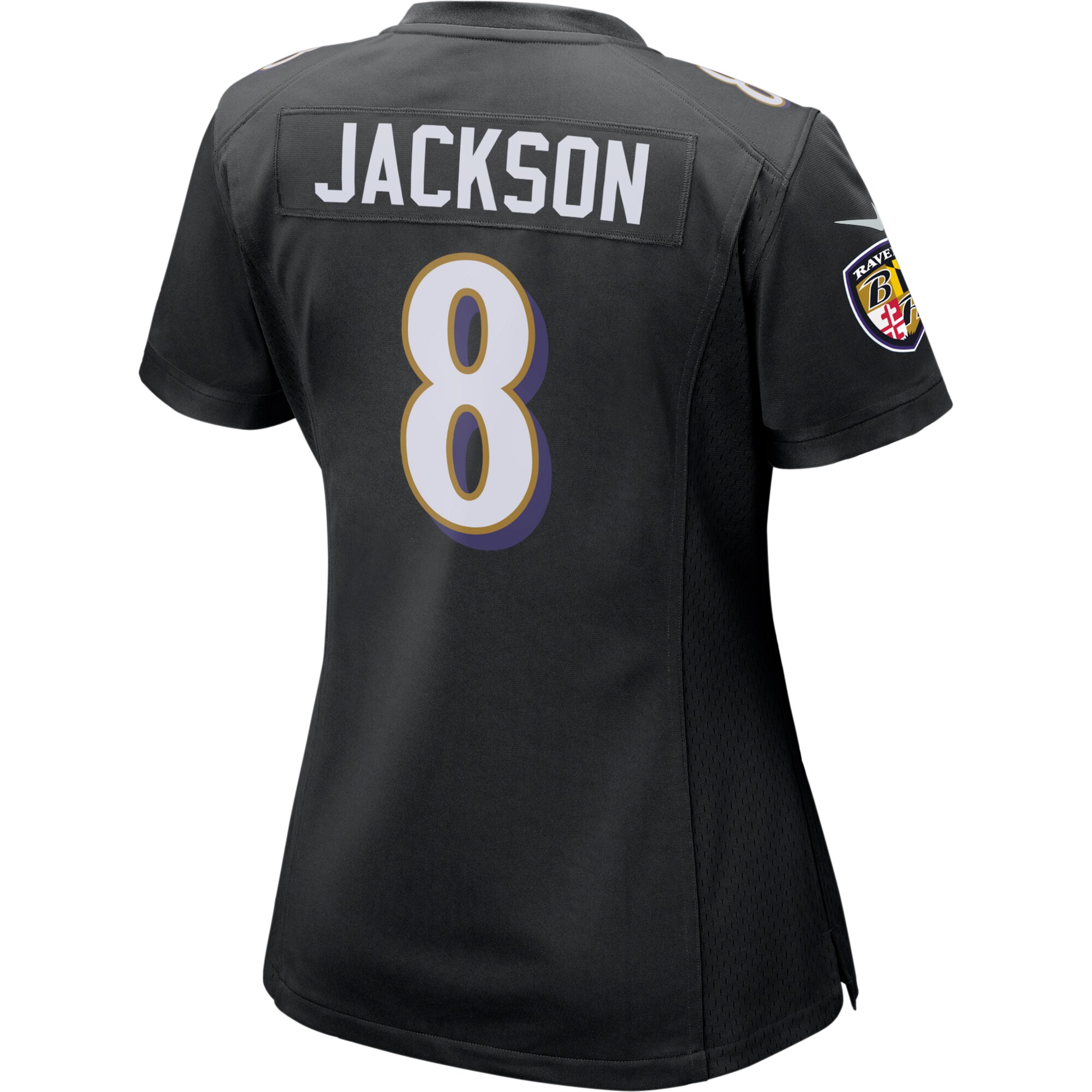 Lamar Jackson Baltimore Ravens  Women's Game Event Jersey - Black