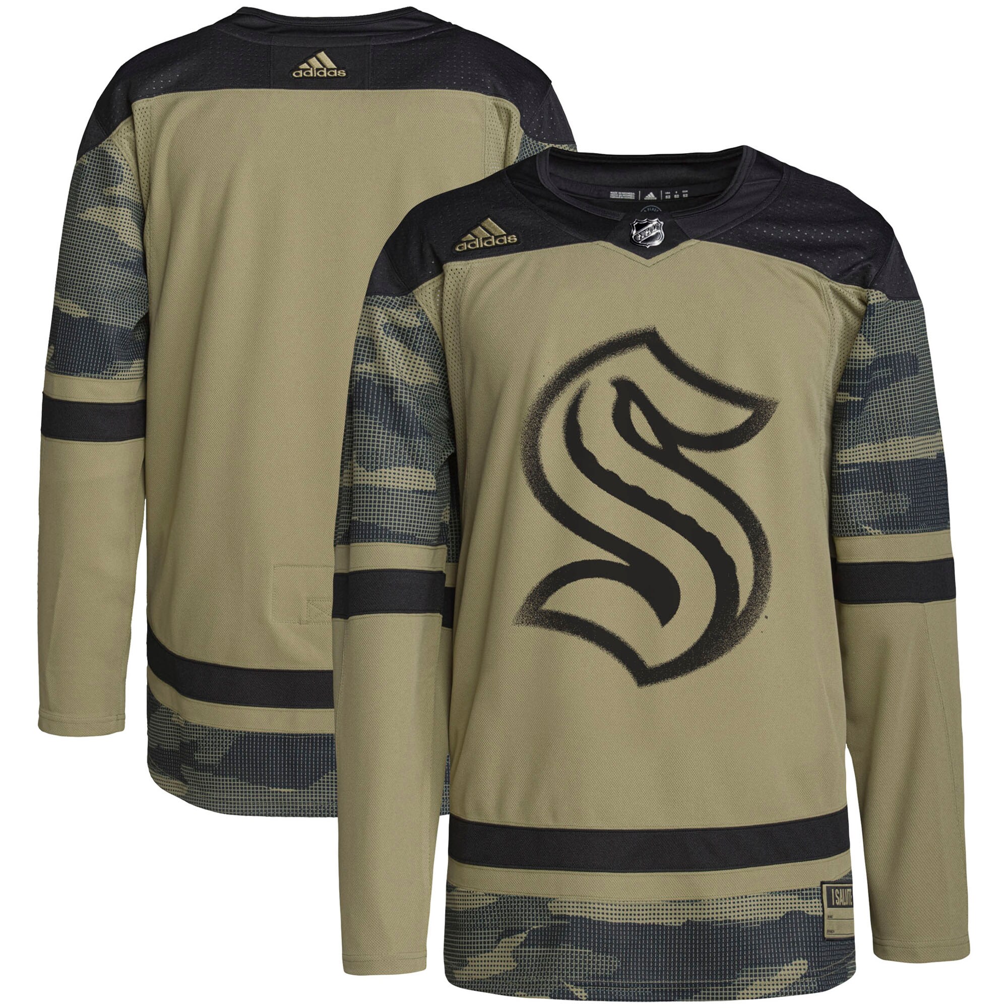adidas Military Appreciation Team Authentic Practice Jersey - Camo