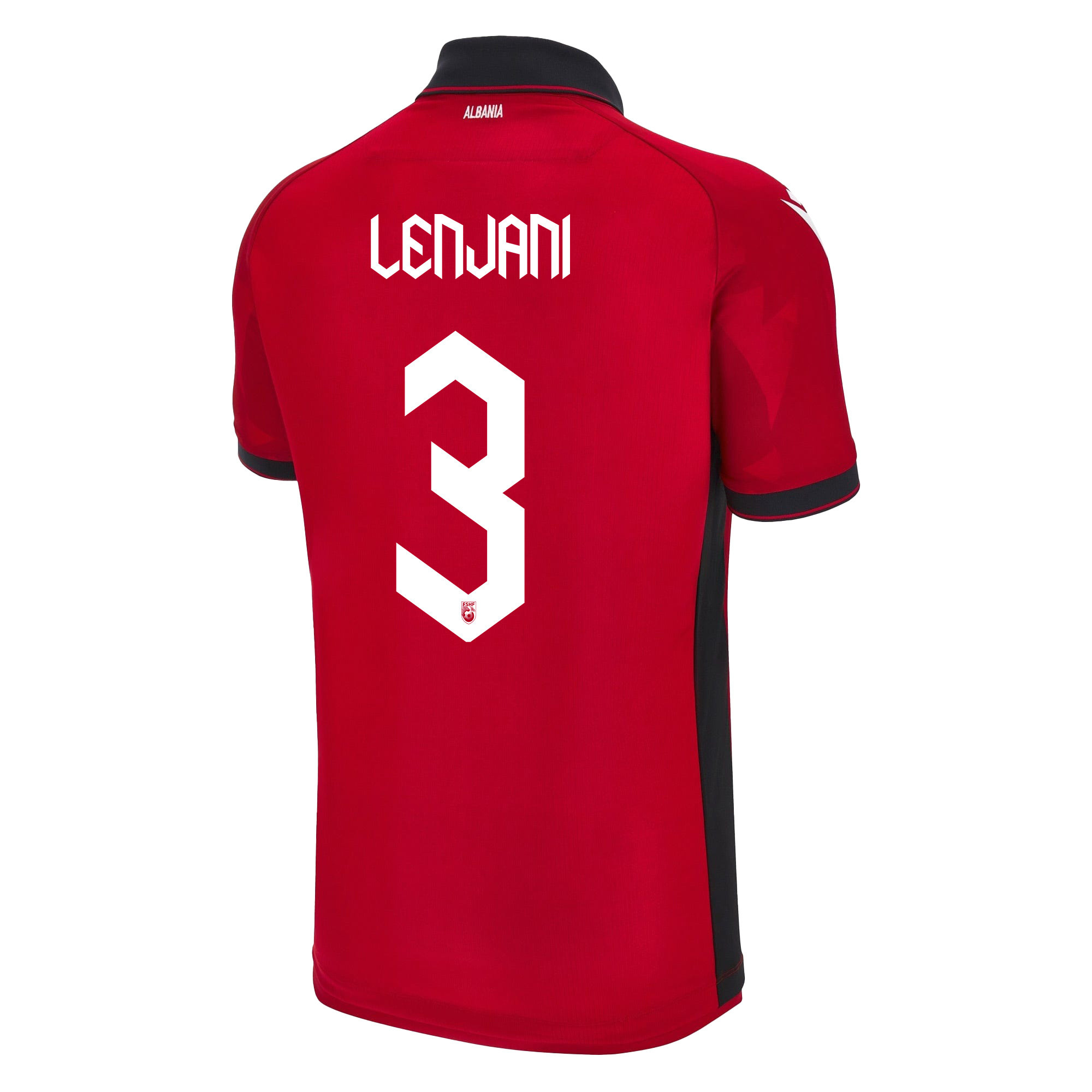 Ermir Lenjani 3 Albania National Team 2024/25 Home Men Jersey - Red