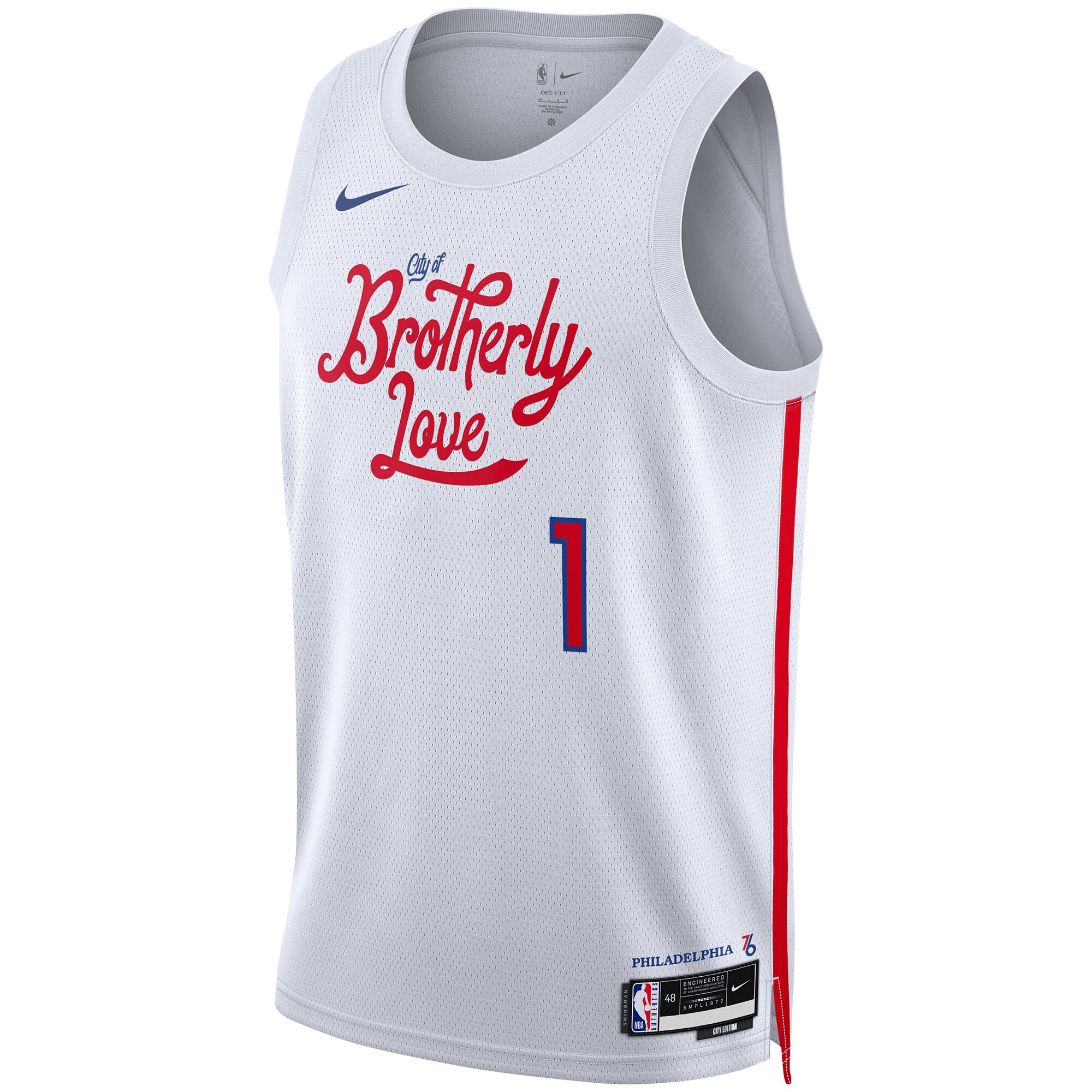 James Harden Philadelphia 76ers  Unisex 2022\/23 Swingman Jersey - City Edition - White