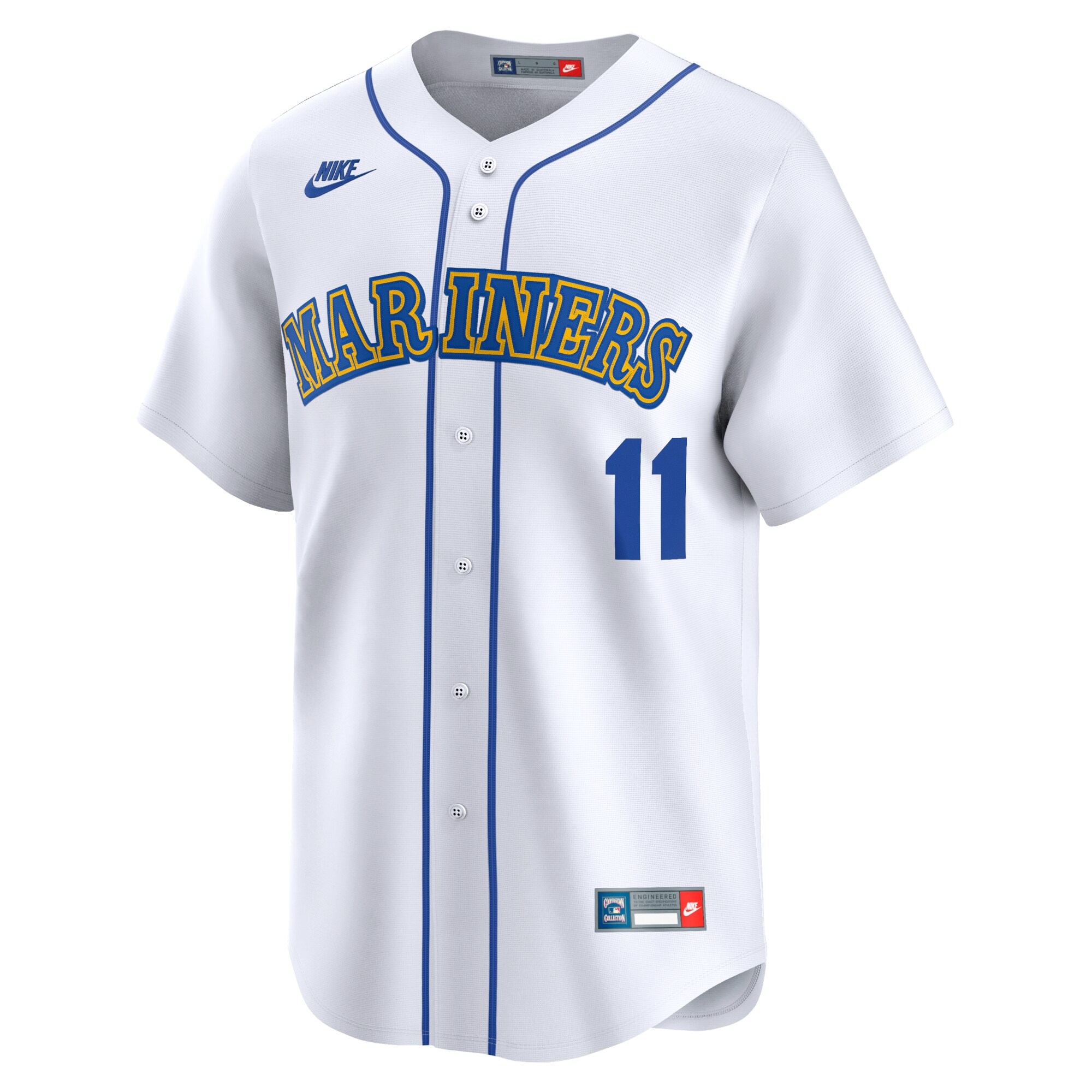 Edgar Martinez Seattle Mariners  Throwback Cooperstown Limited Jersey - White