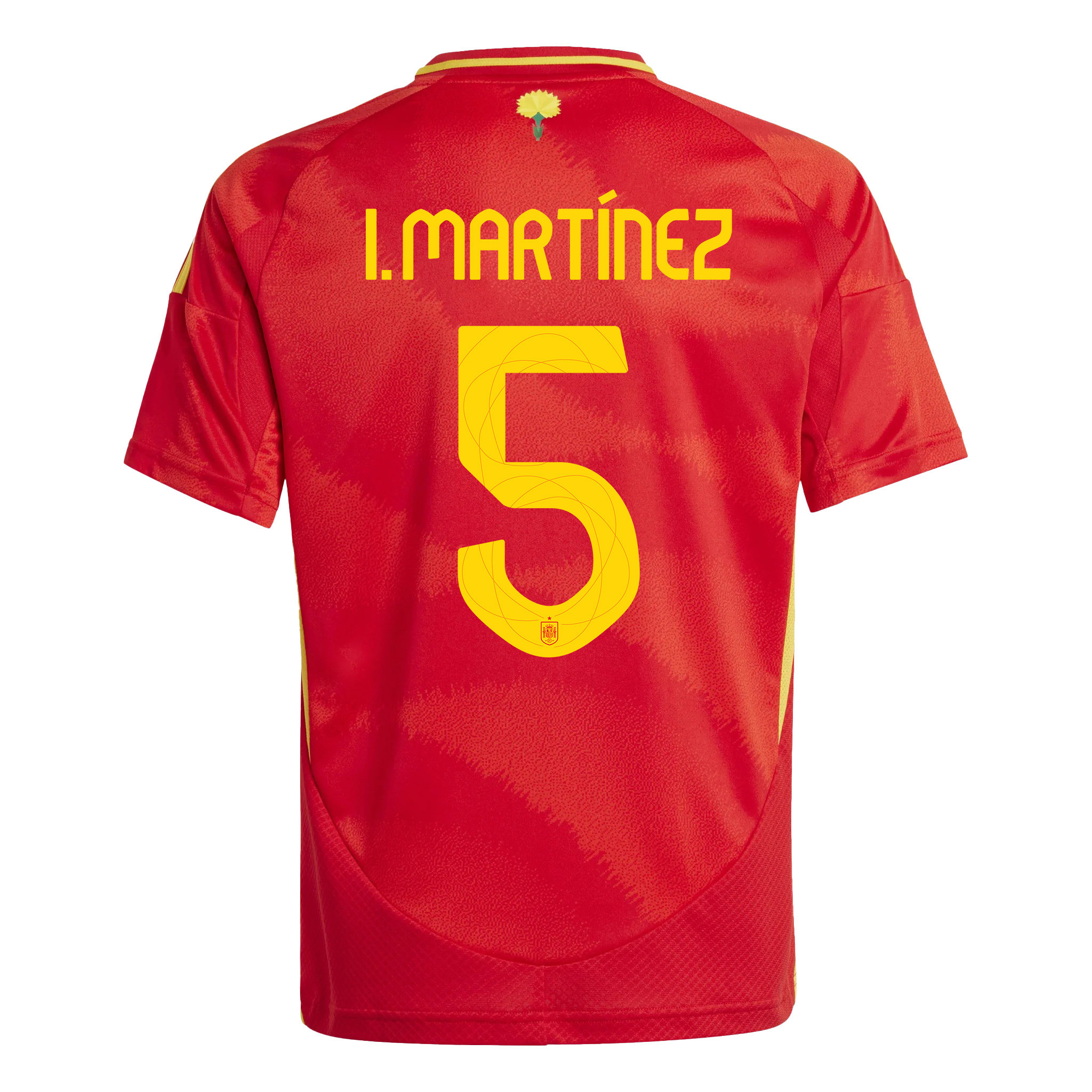 Iñigo Martínez 5 Spain National Team 2024 Home YOUTH Jersey - Red