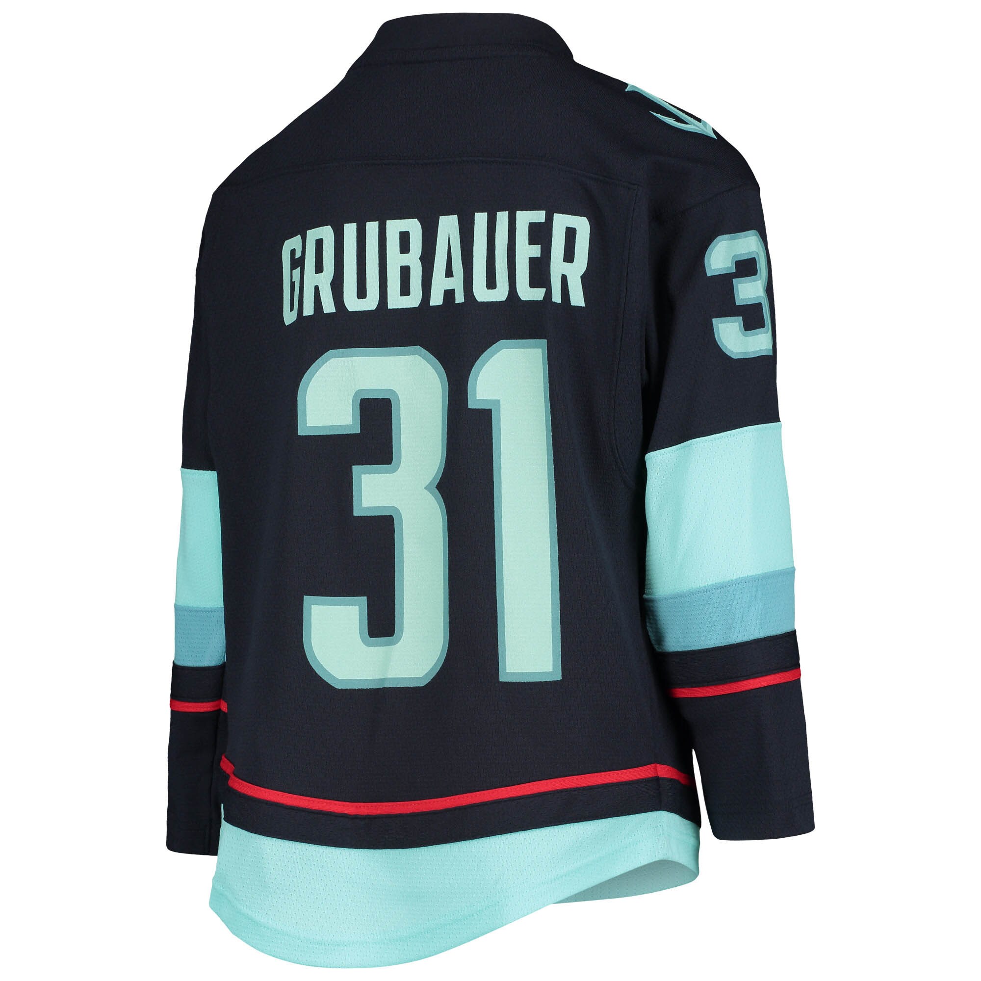 Philipp Grubauer  Youth Home Replica Player Jersey - Deep Sea Blue