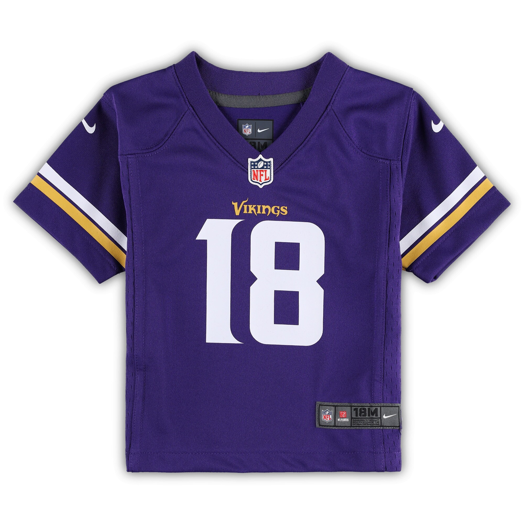 Justin Jefferson Minnesota Vikings  Infant Player Game Jersey - Purple