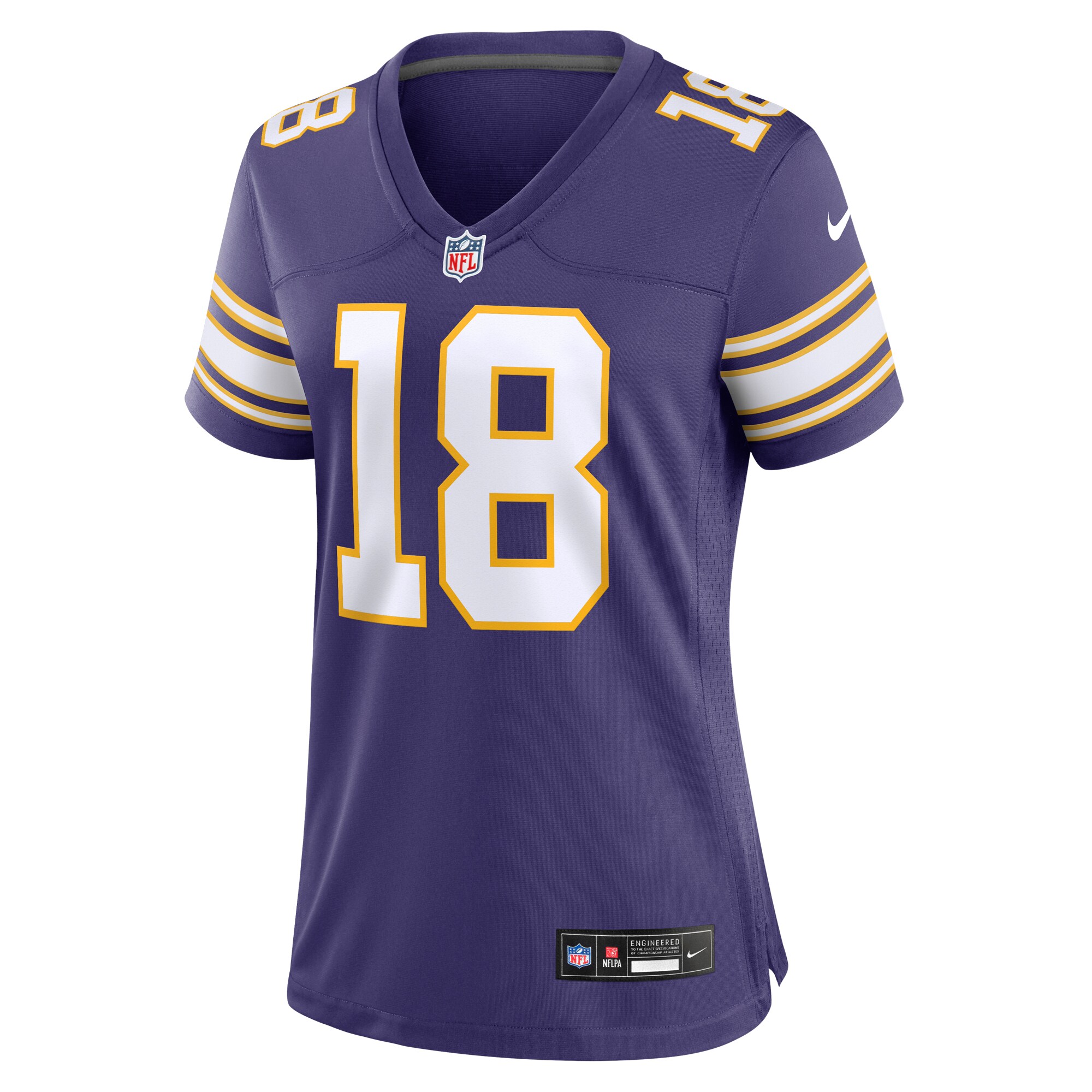 Justin Jefferson Minnesota Vikings  Women's Player Jersey - Purple