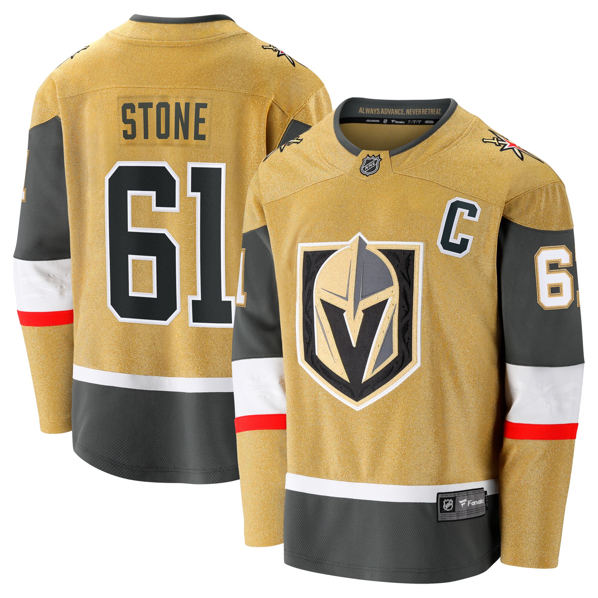 Mark Stone Vegas Golden Knights Fanatics Home Breakaway Jersey - Gold