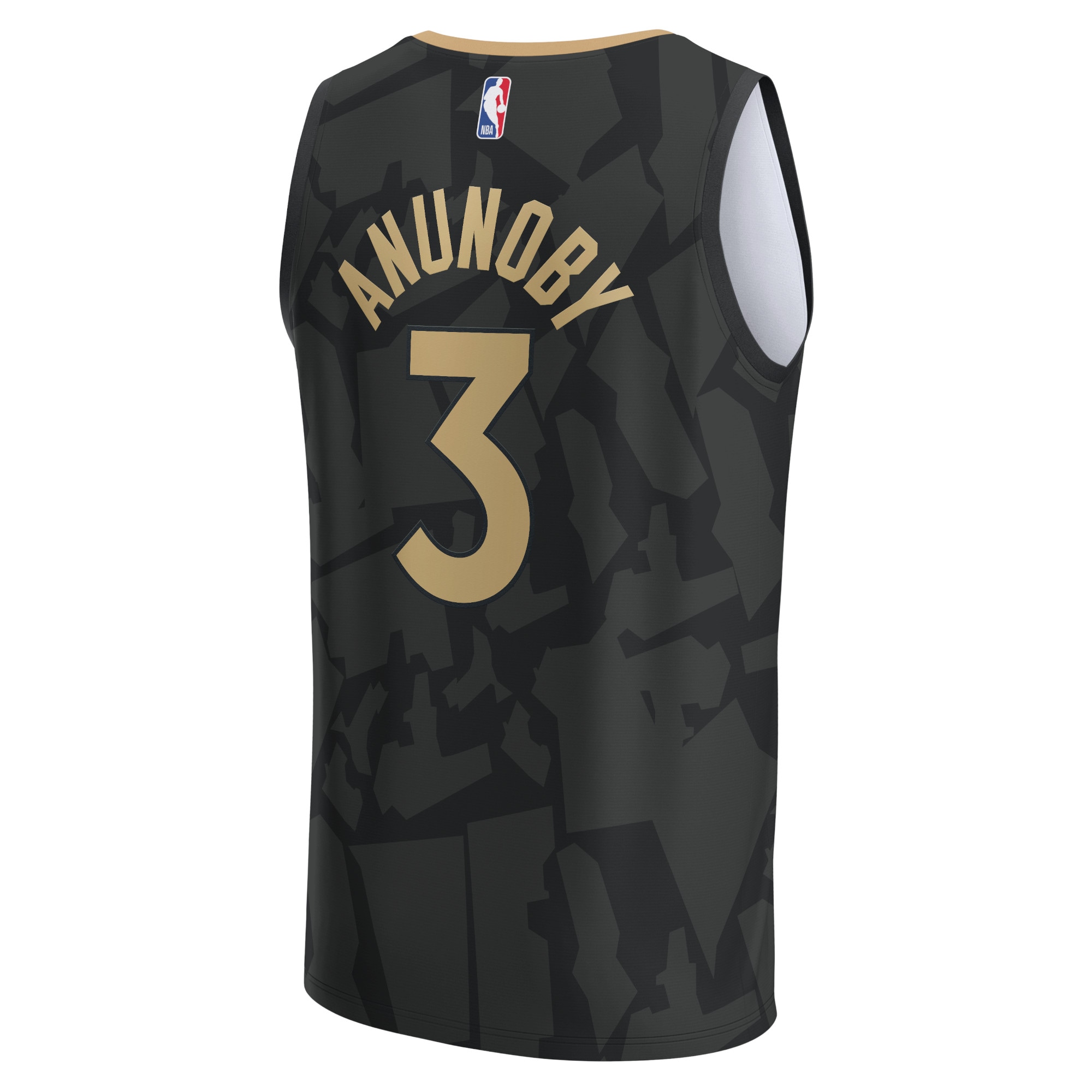 OG Anunoby Toronto Raptors Fanatics Fastbreak Jersey - City Edition - Black