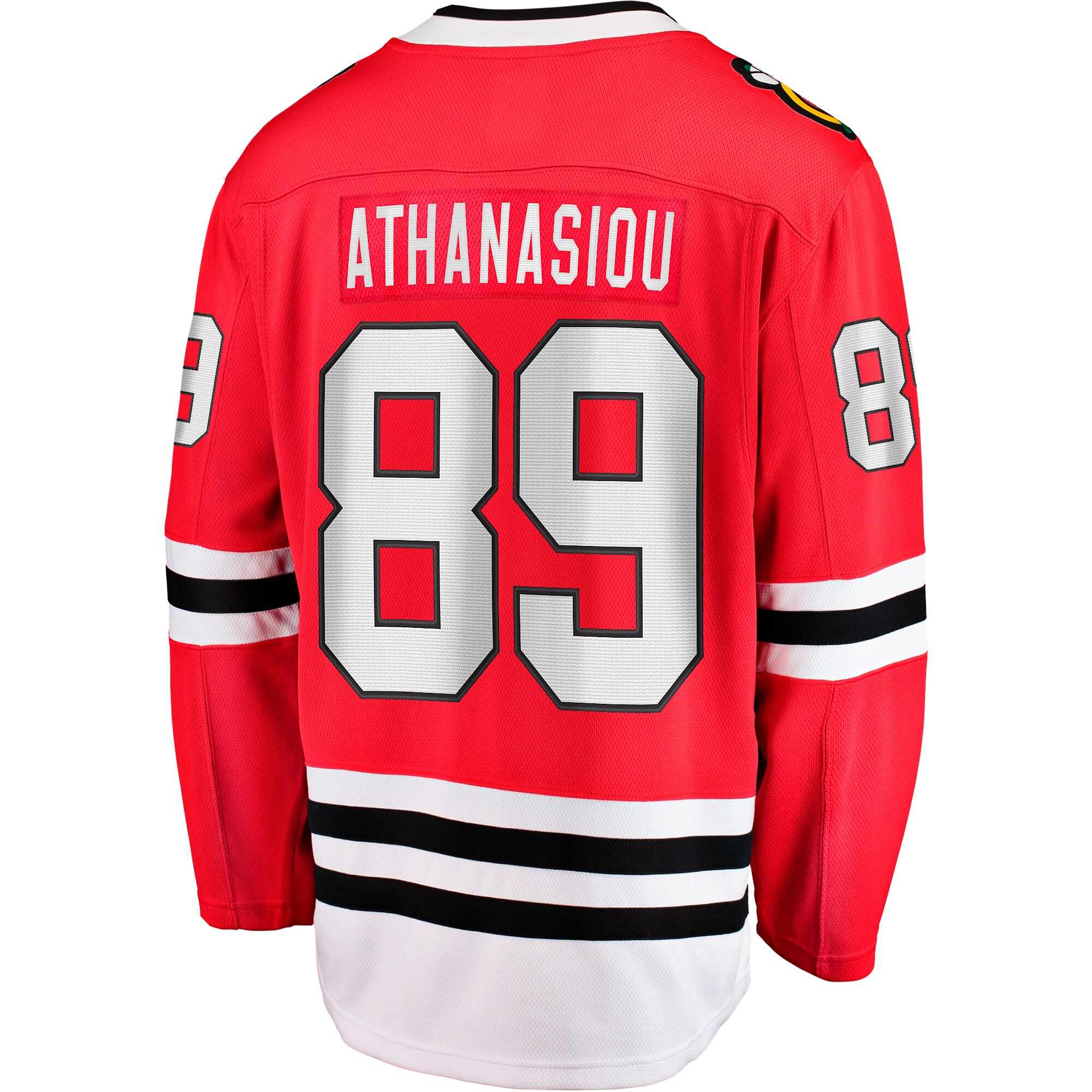Andreas Athanasiou Chicago Blackhawks Fanatics Home Breakaway Jersey - Red