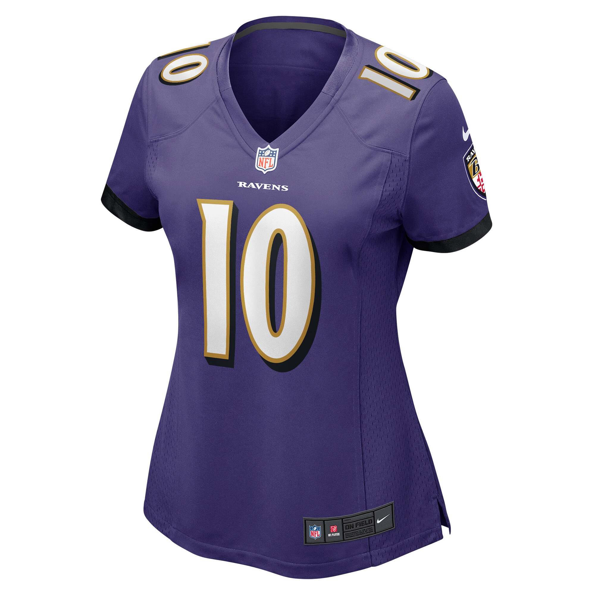 Arthur Maulet Baltimore Ravens  Women's  Game Jersey -  Purple