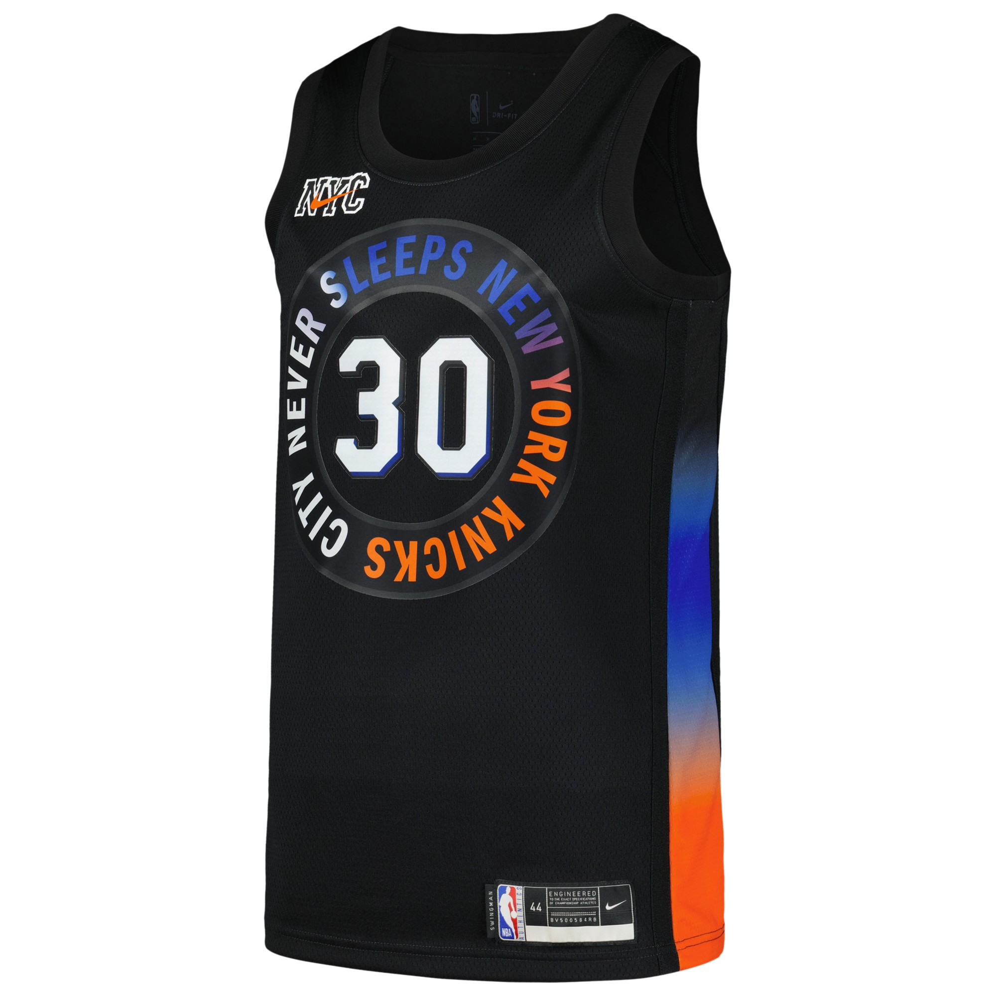 Julius Randle New York Knicks  Swingman Player Jersey - City Edition - Black