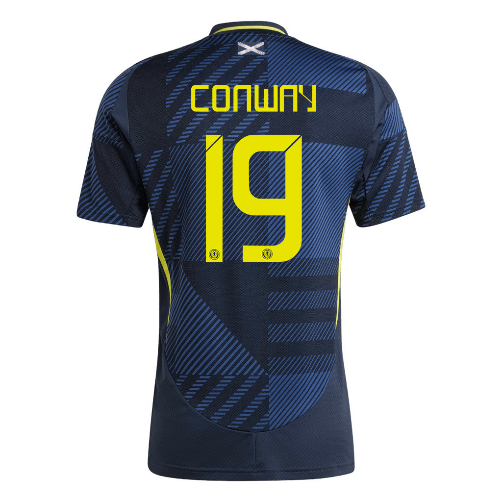 Tommy Conway 19 Scotland National Team 2024 Home Men Jersey - Navy