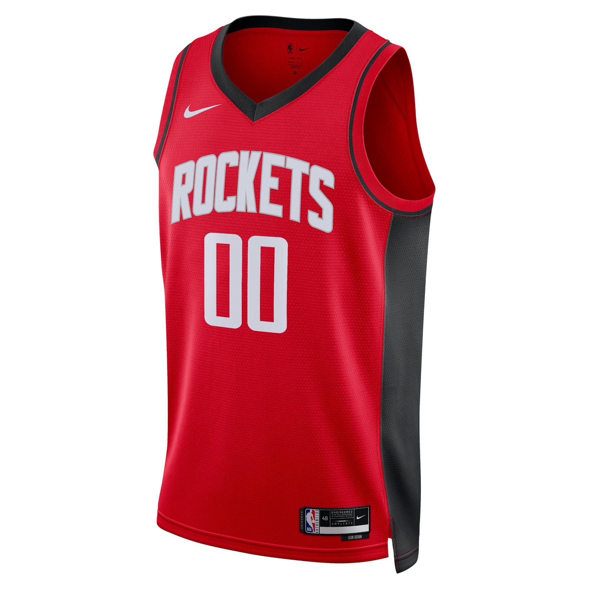 Houston Rockets  Unisex Swingman Custom Jersey Red - Icon Edition