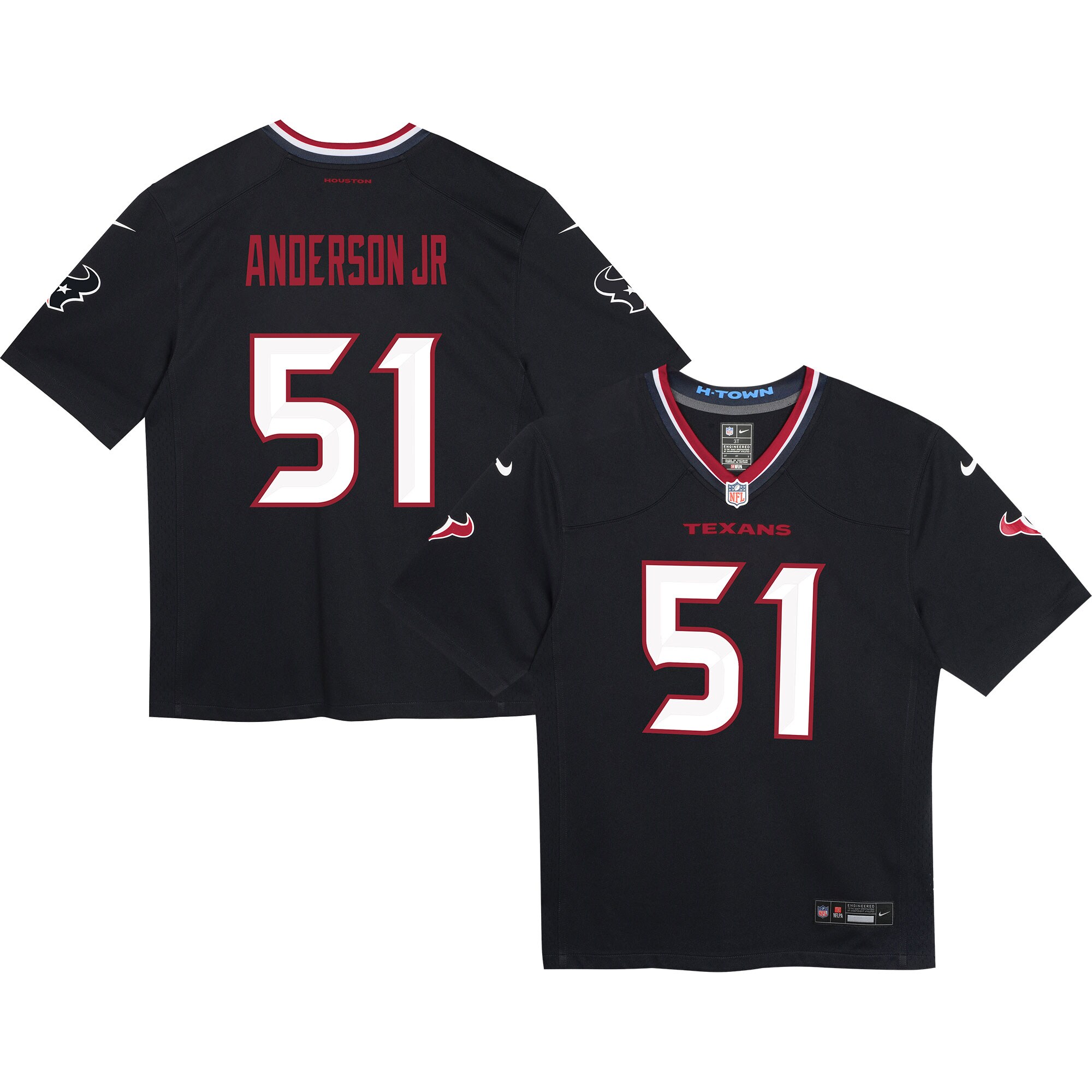 Will Anderson Jr. Houston Texans  Preschool Game Jersey - Navy