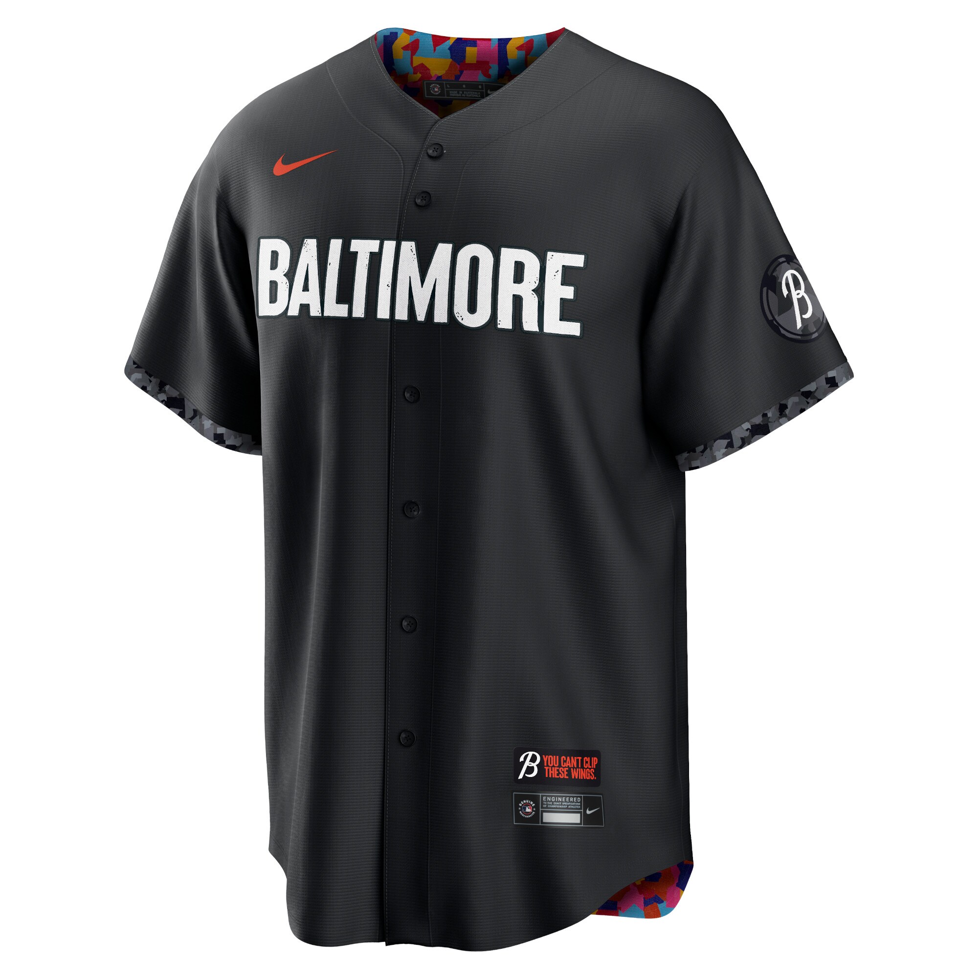 Baltimore Orioles  City Connect Replica Jersey - Black