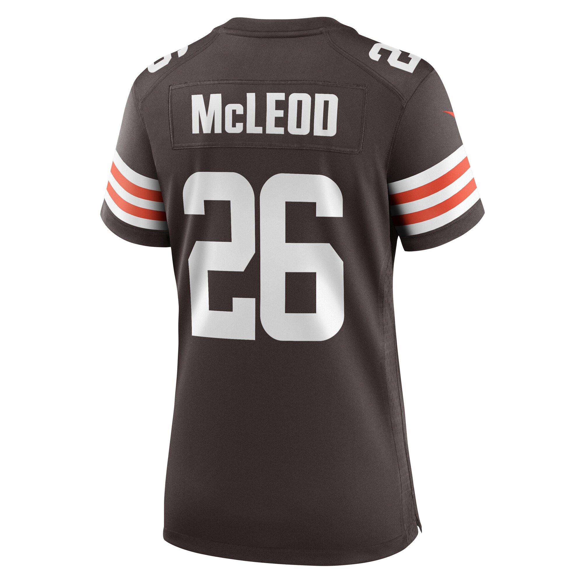 Rodney McLeod Cleveland Browns  Women's Team Game Jersey -  Brown